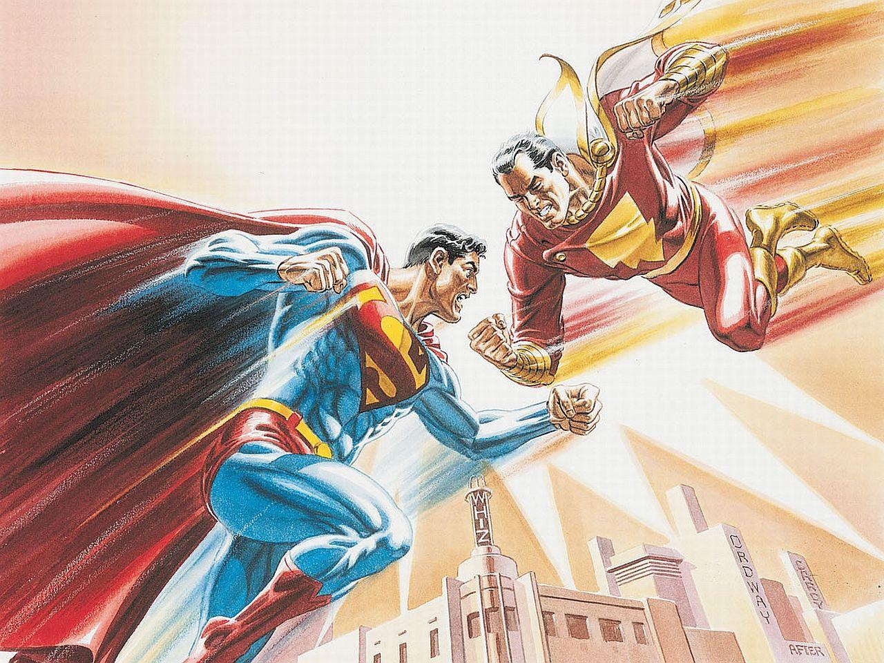 Comics DC Comics Superman Shazam! Wallpaper to grab an