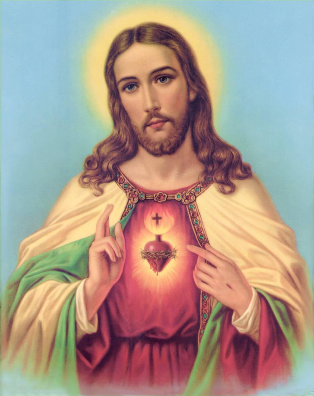 sacred heart of jesus christ wallpaper picture Download