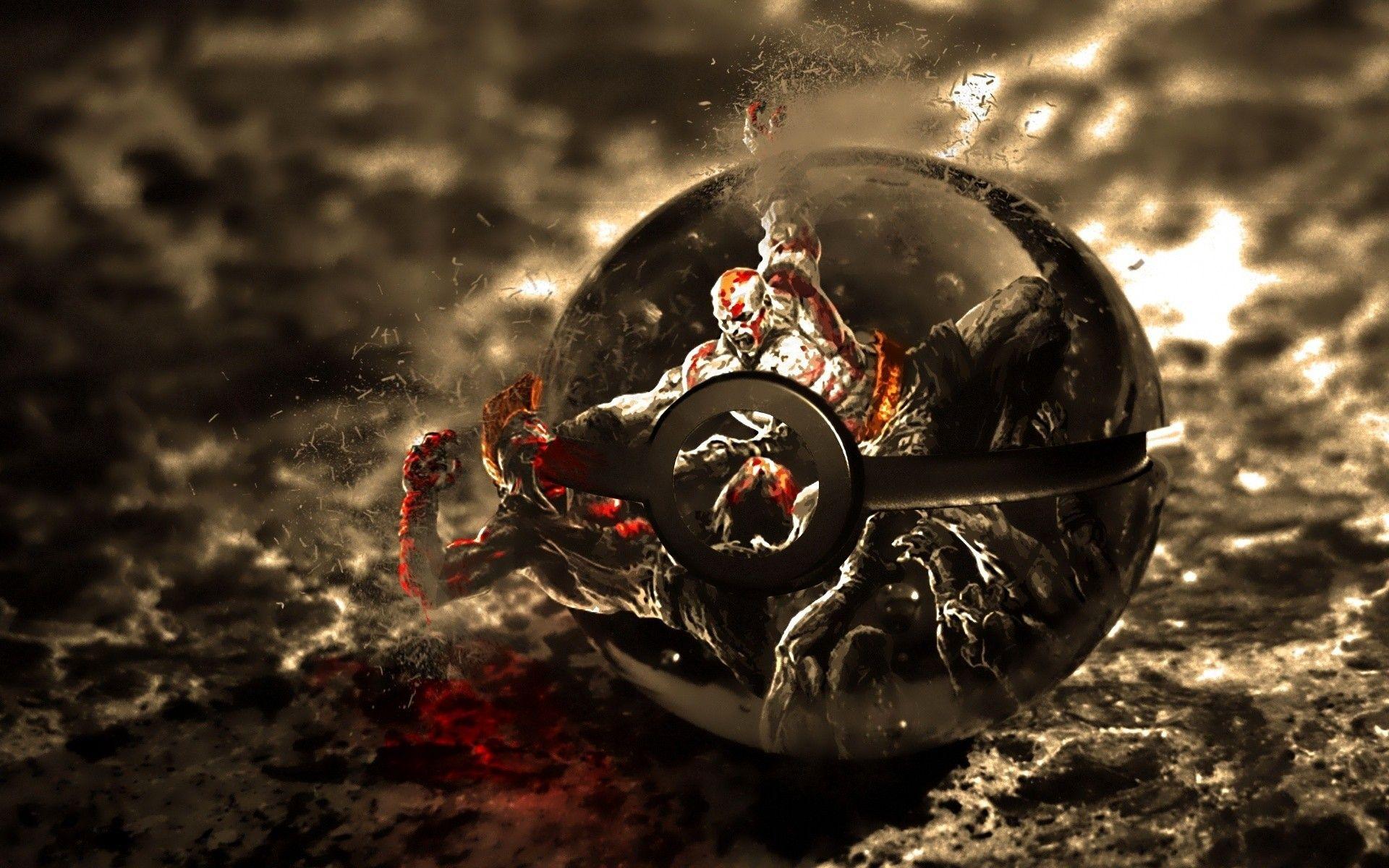 Download the Kratos Poke Ball Wallpaper, Kratos Poke Ball iPhone