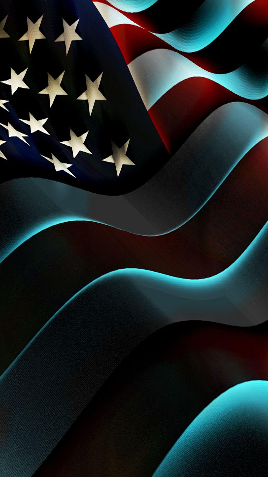 USA Flag Mobile HD Wallpaper