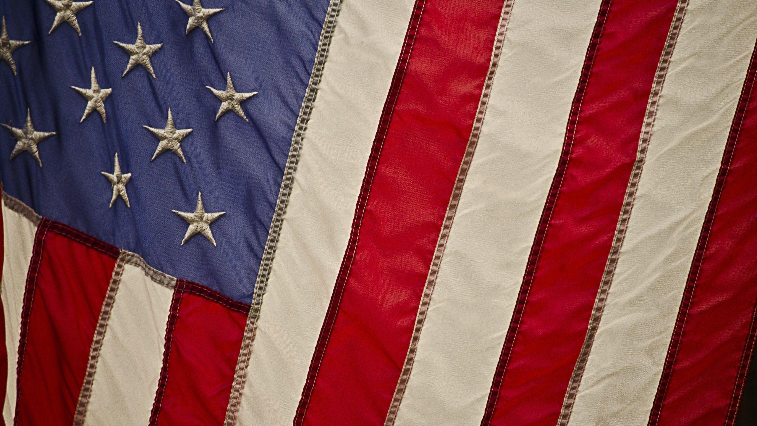 Wallpaper Flag of the United States, USA Flag, HD, 4K, World