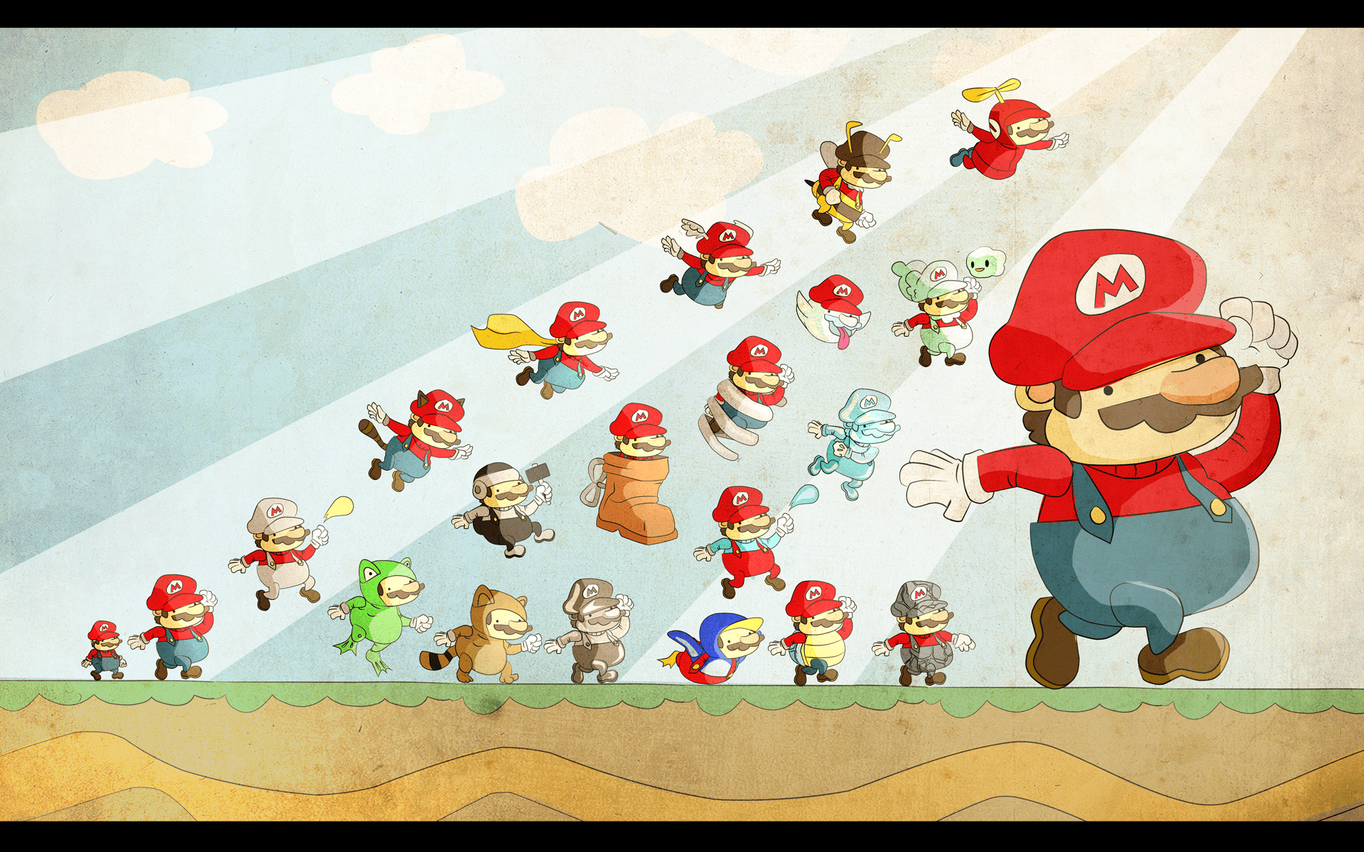 Indie Mario Wallpaper