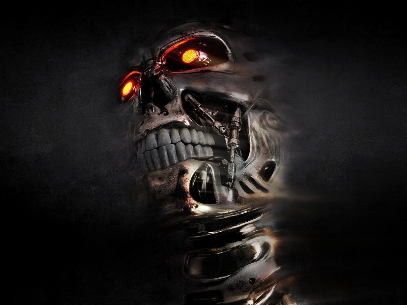 3D skull background wallpaper. PC