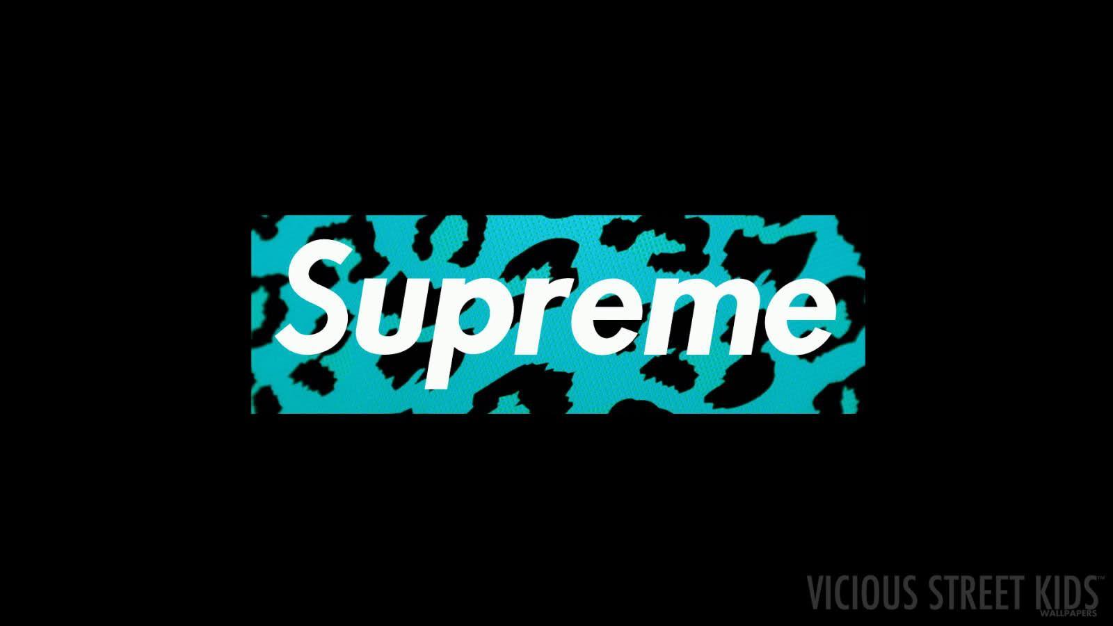 Download Supreme Blue Camo Wallpaper Wallpaper