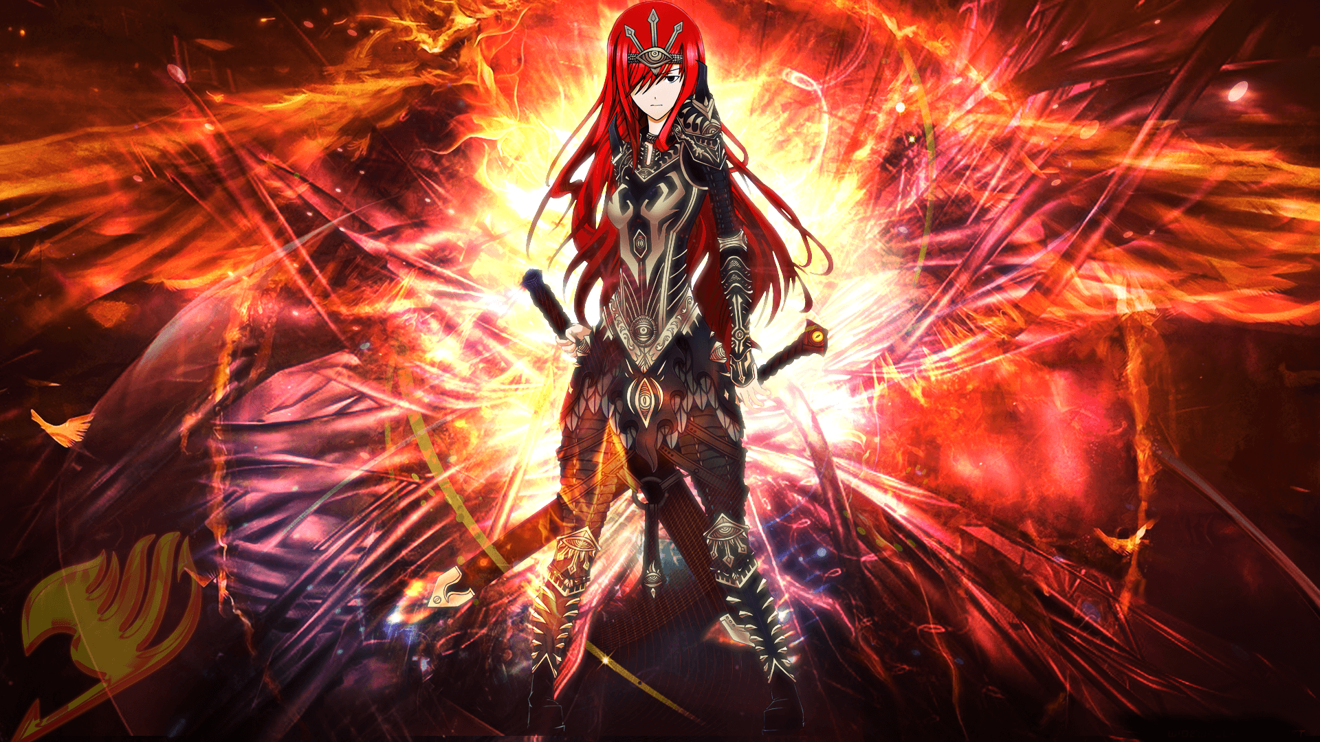 2014 07 Erza Scarlet Background Wallpaper.png. The Legend