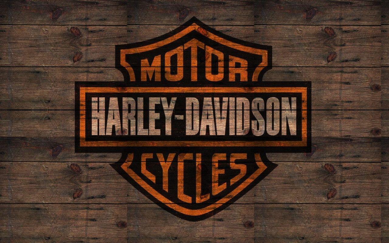 Harley Davidson Wooden Logo Wallpaper. HD Wallpaper Top