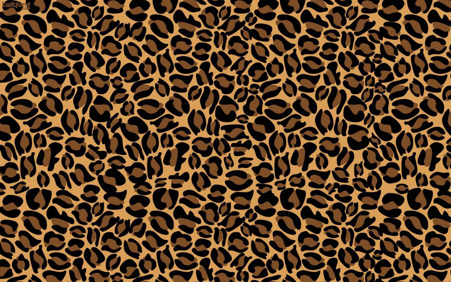 Brown Cheetah Print Wallpaper