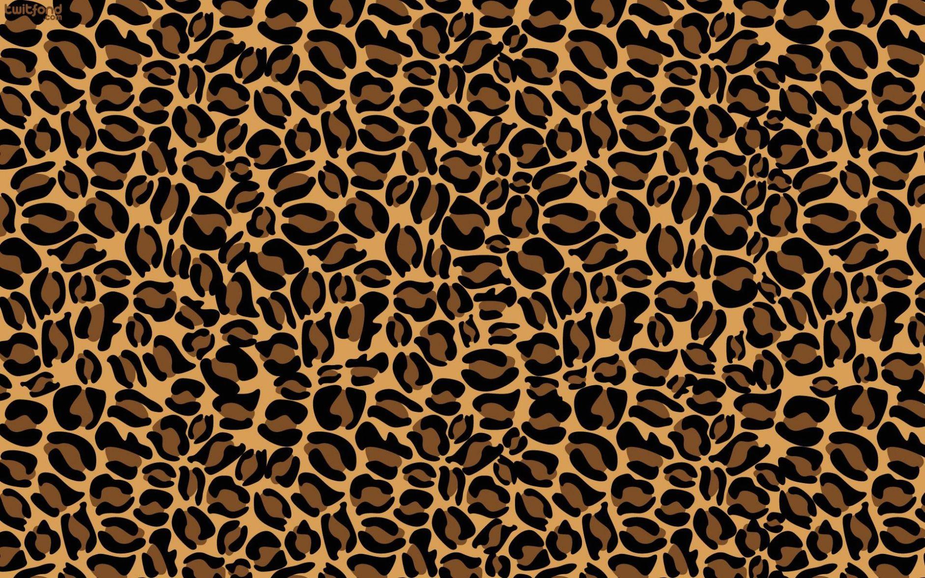 Download Brown Cute Cheetah Print Pattern Wallpaper