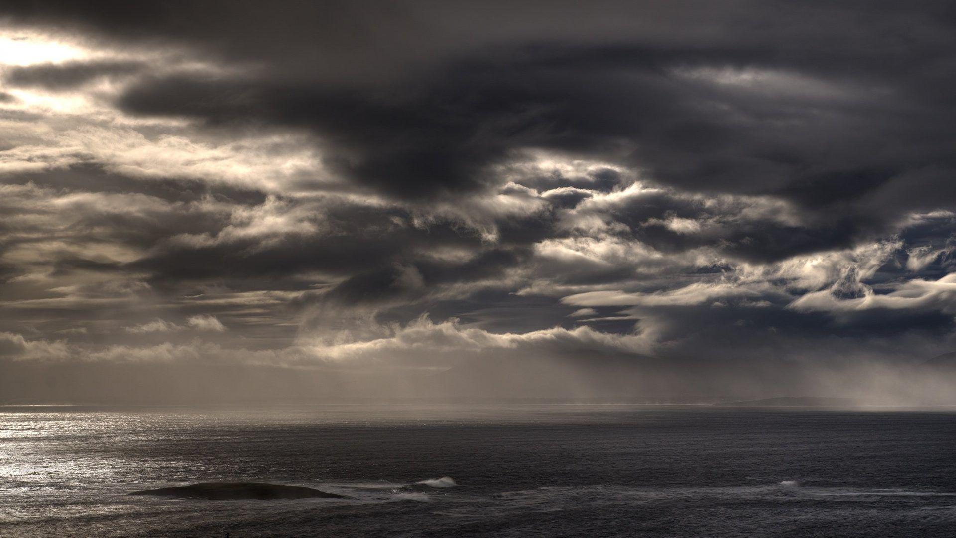Sea Ocean wallpaper: Clouds Nature Weather Ocean Sea Sky