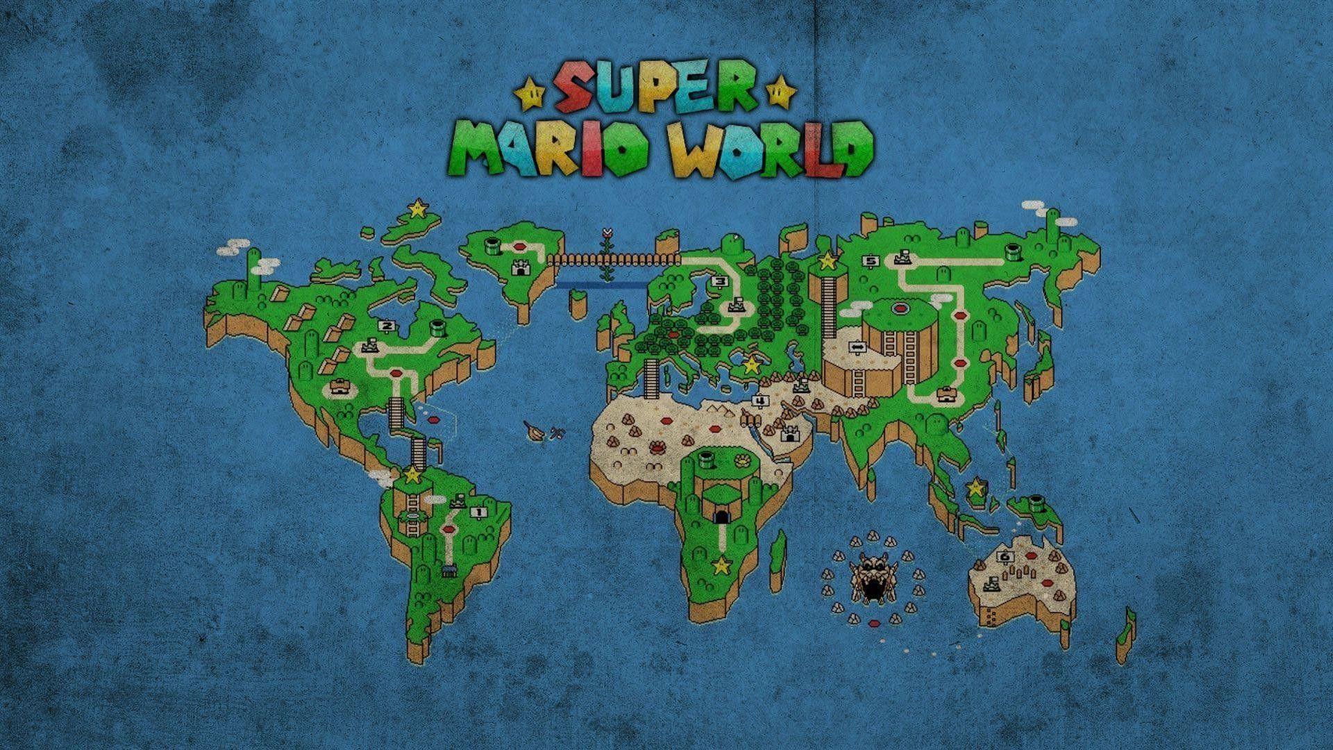 new super mario bros 2 world 5 map