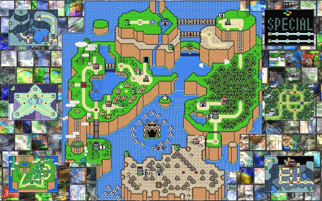 Super Mario World Maps