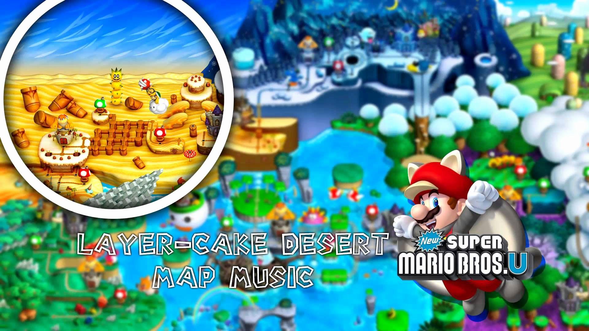 Mario U World Map Most Wanted New Super Mario Bros U Layer Cake