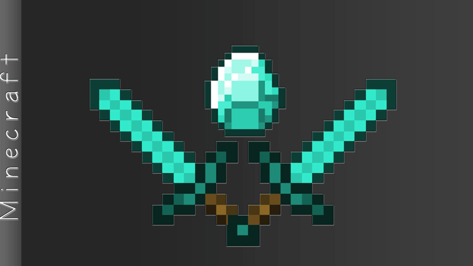 Minecraft Wallpaper. Diamond Sword Duo.png.7 KB. Projects To