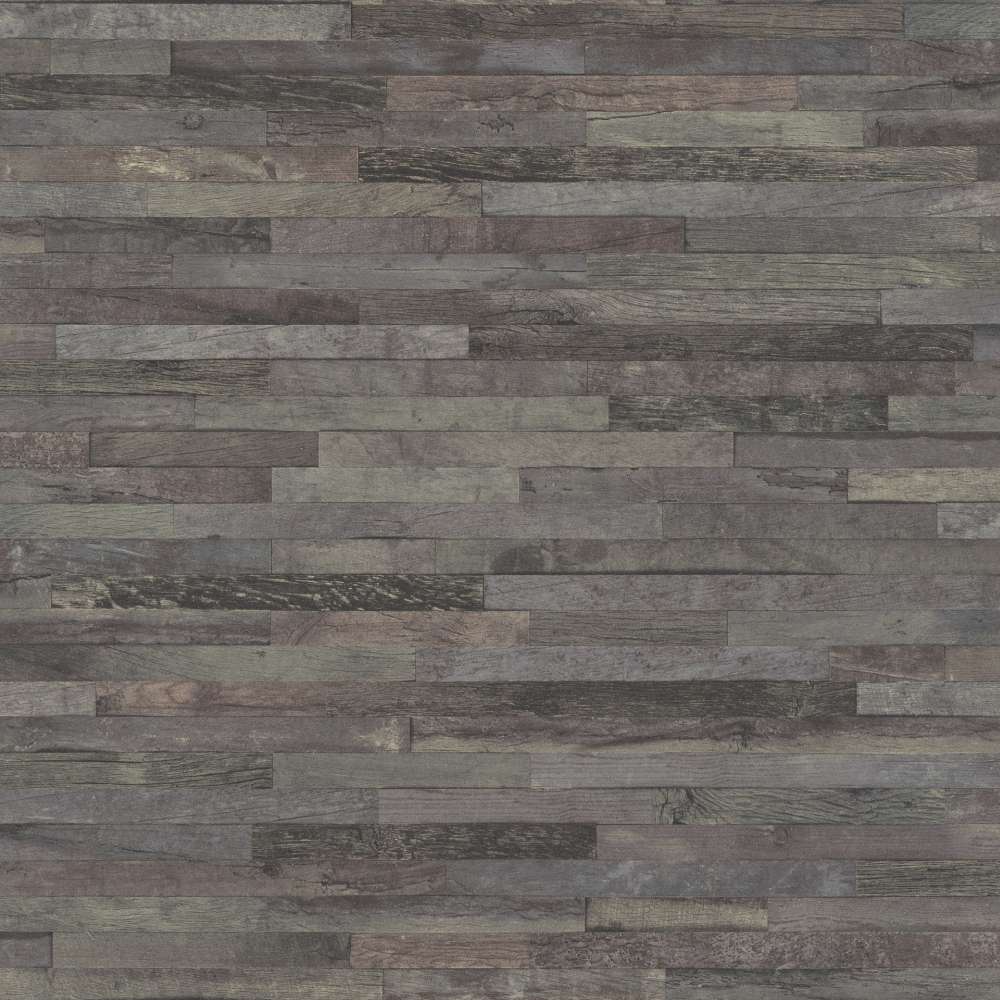 Wallpaper 3D wooden style grey brown Rasch 939828