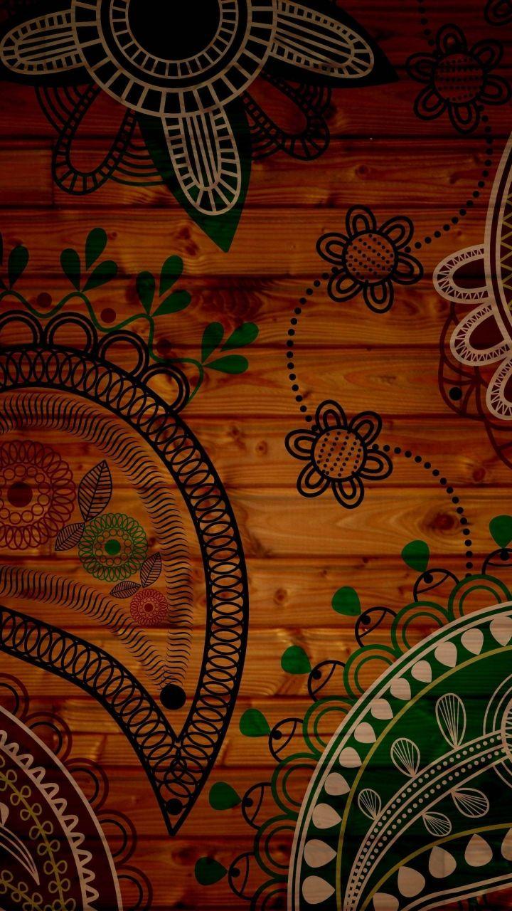 Wooden Patterns Style iPhone wallpaper. iPhone 8
