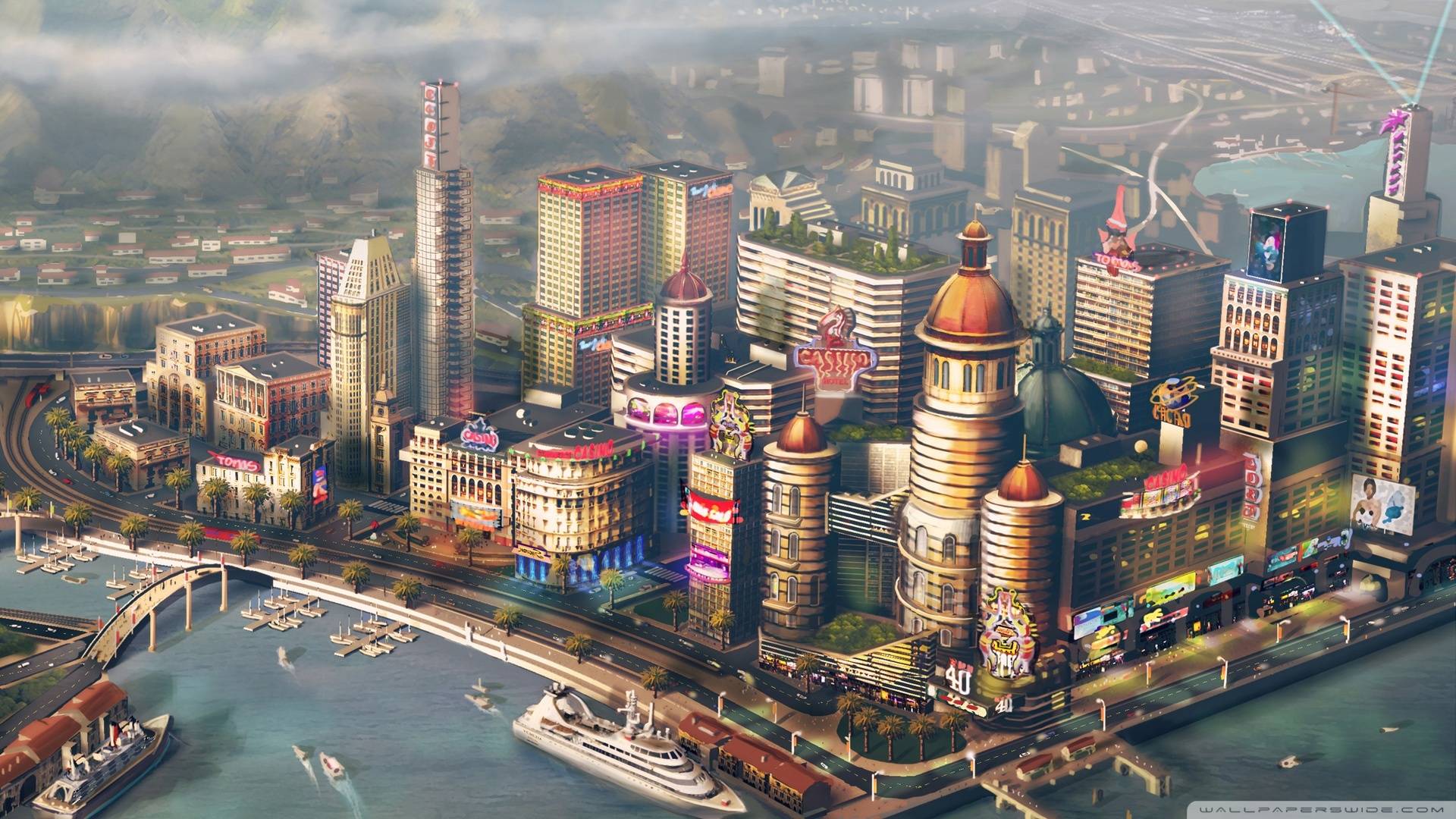 SimCity Wallpaper in 1080P HD « Video Game News, Reviews