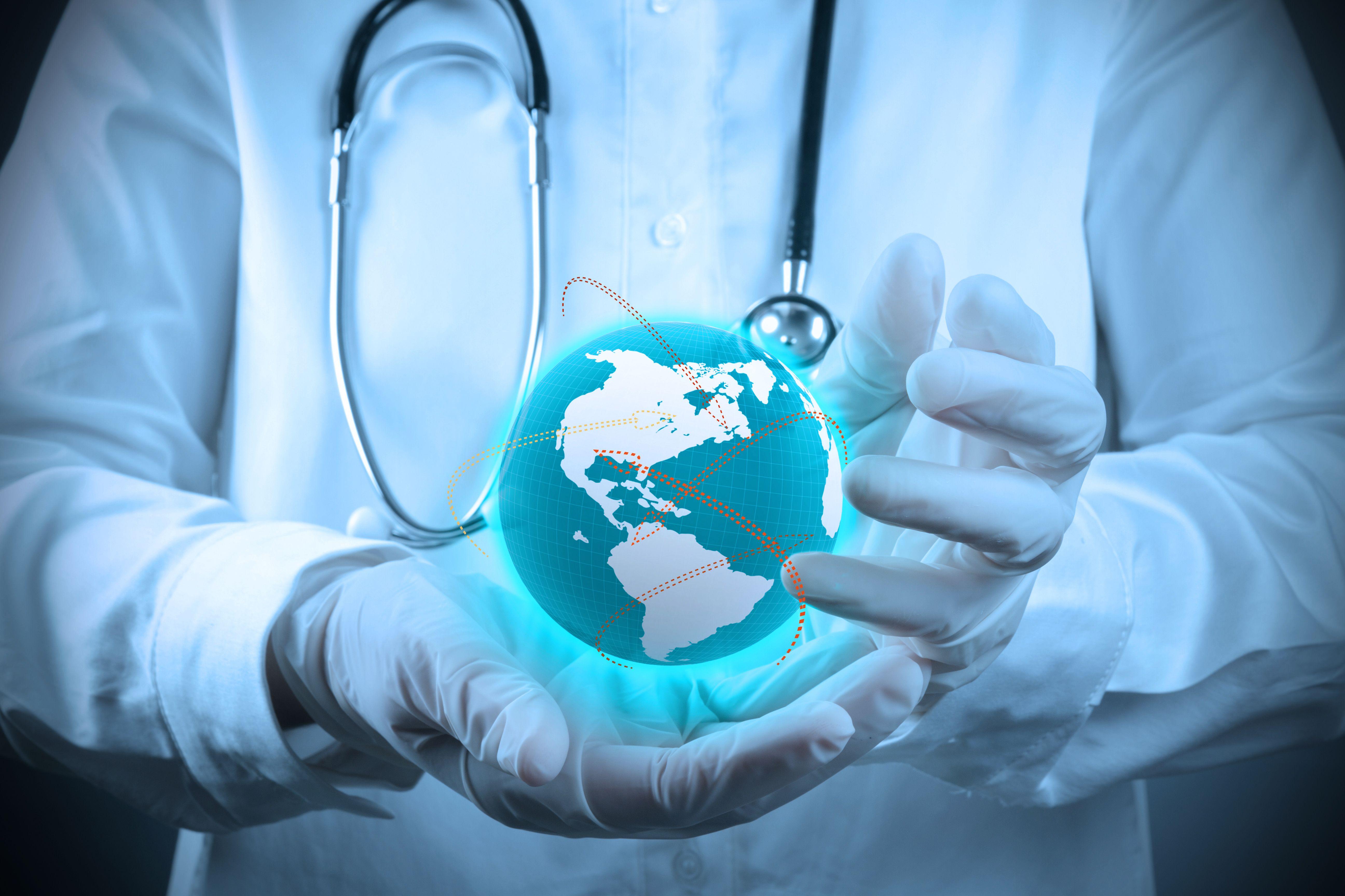 Female Doctor With Stethoscope On Isolated Background Stock Photo | Adobe  Stock