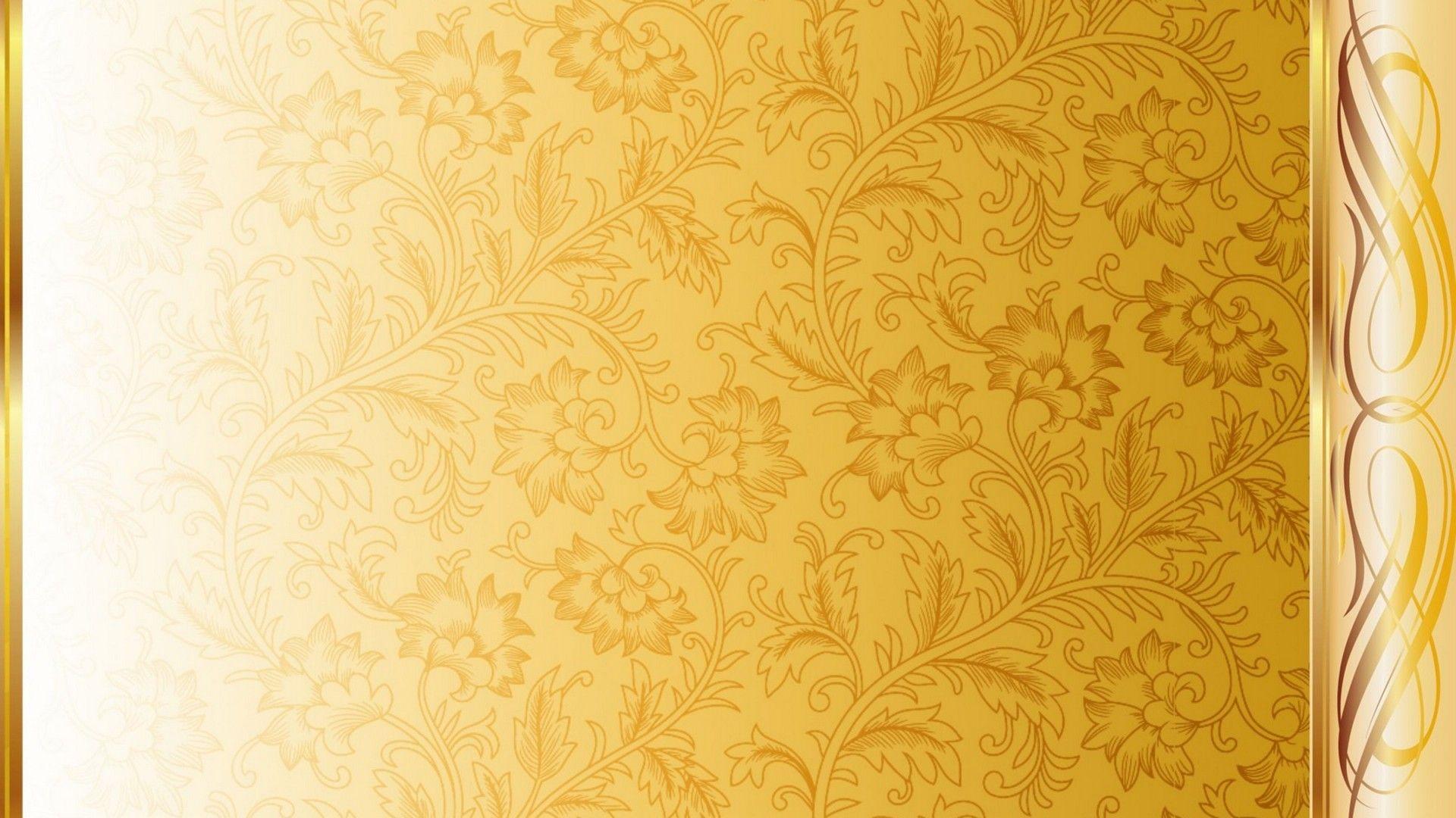 Gold Designs Desktop Background HD