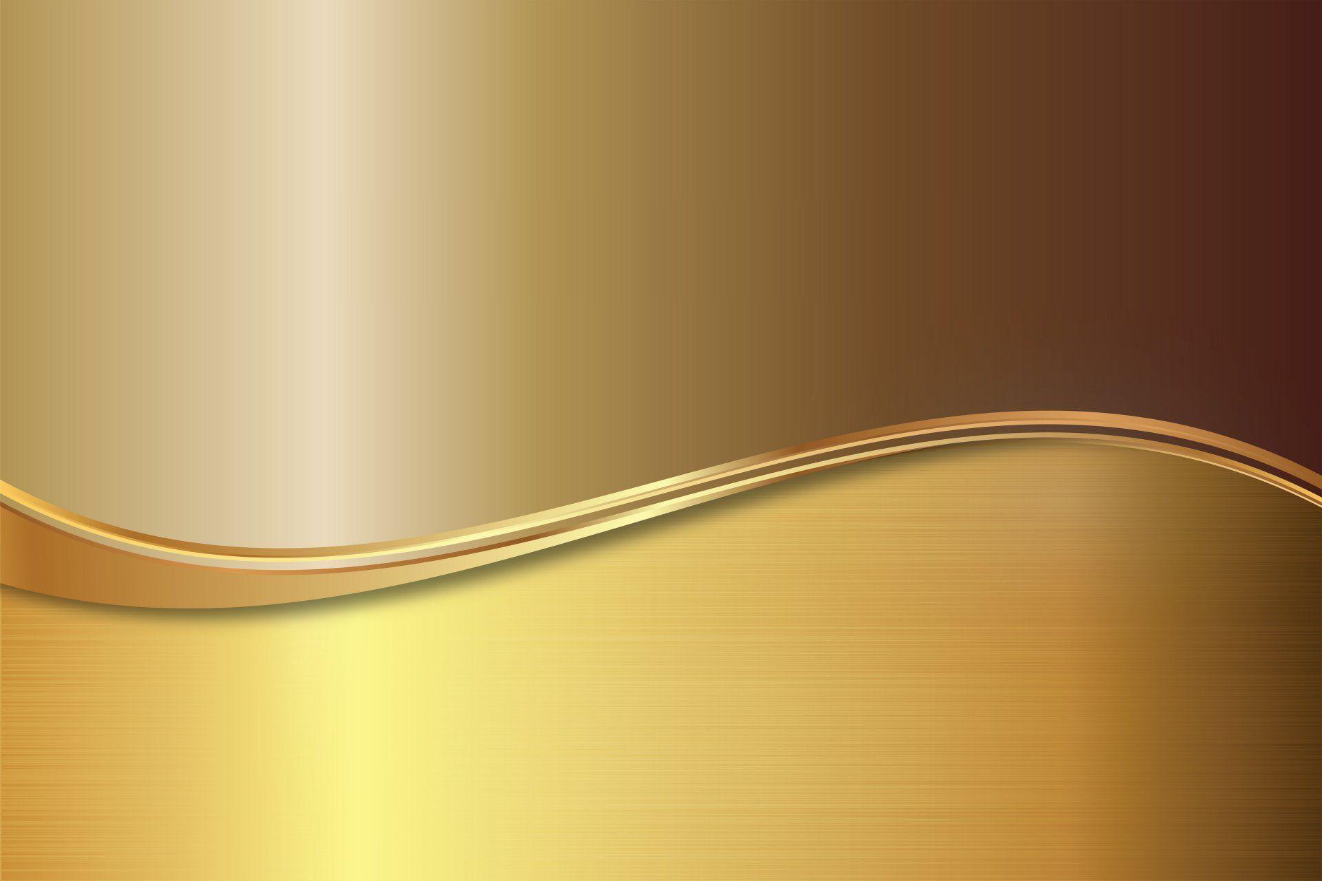 golden steel metal plate gradient vector background gold HD wallpaper