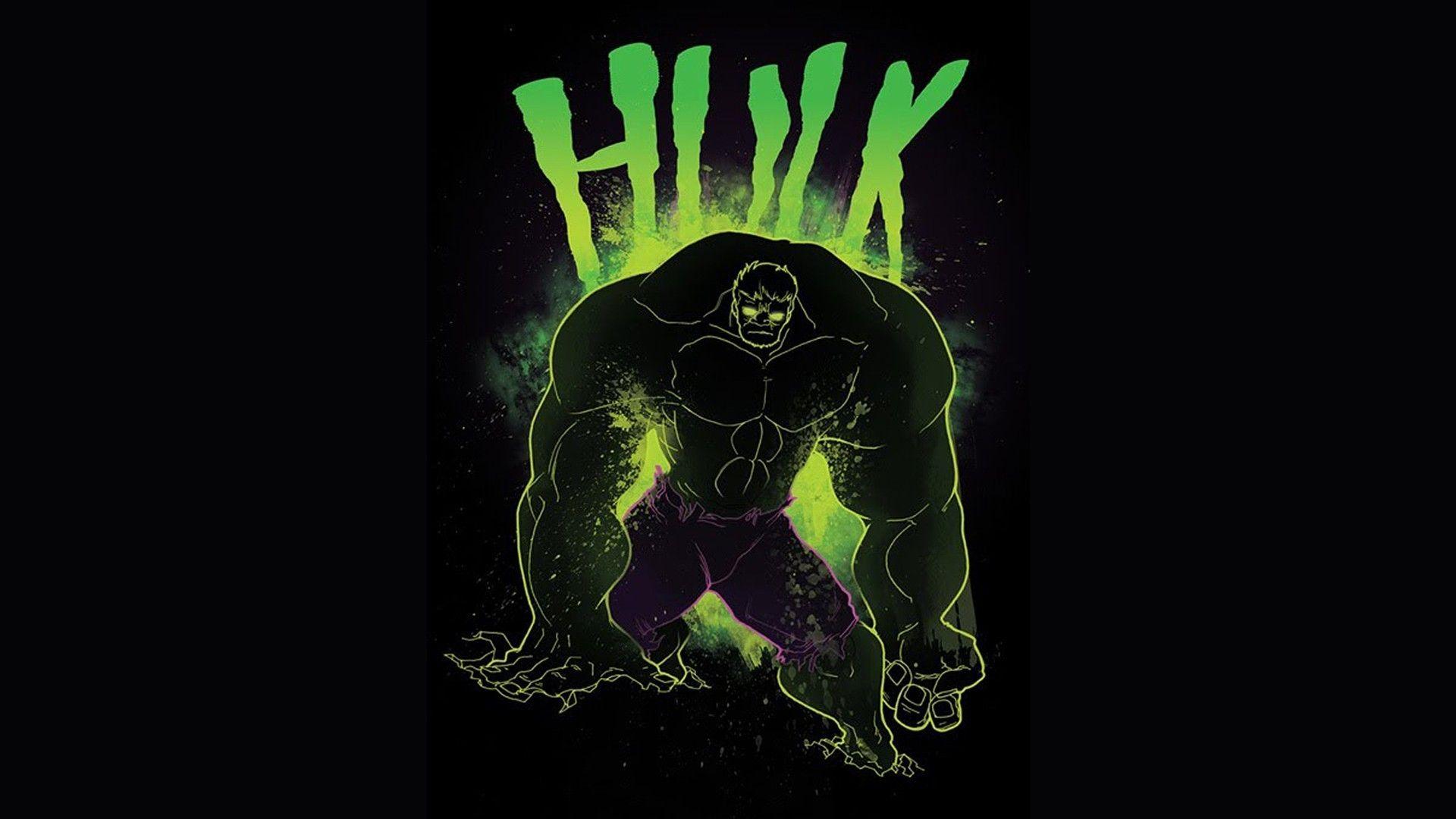 Hulk marvel comics black background fan art wallpaper. AllWallpaper