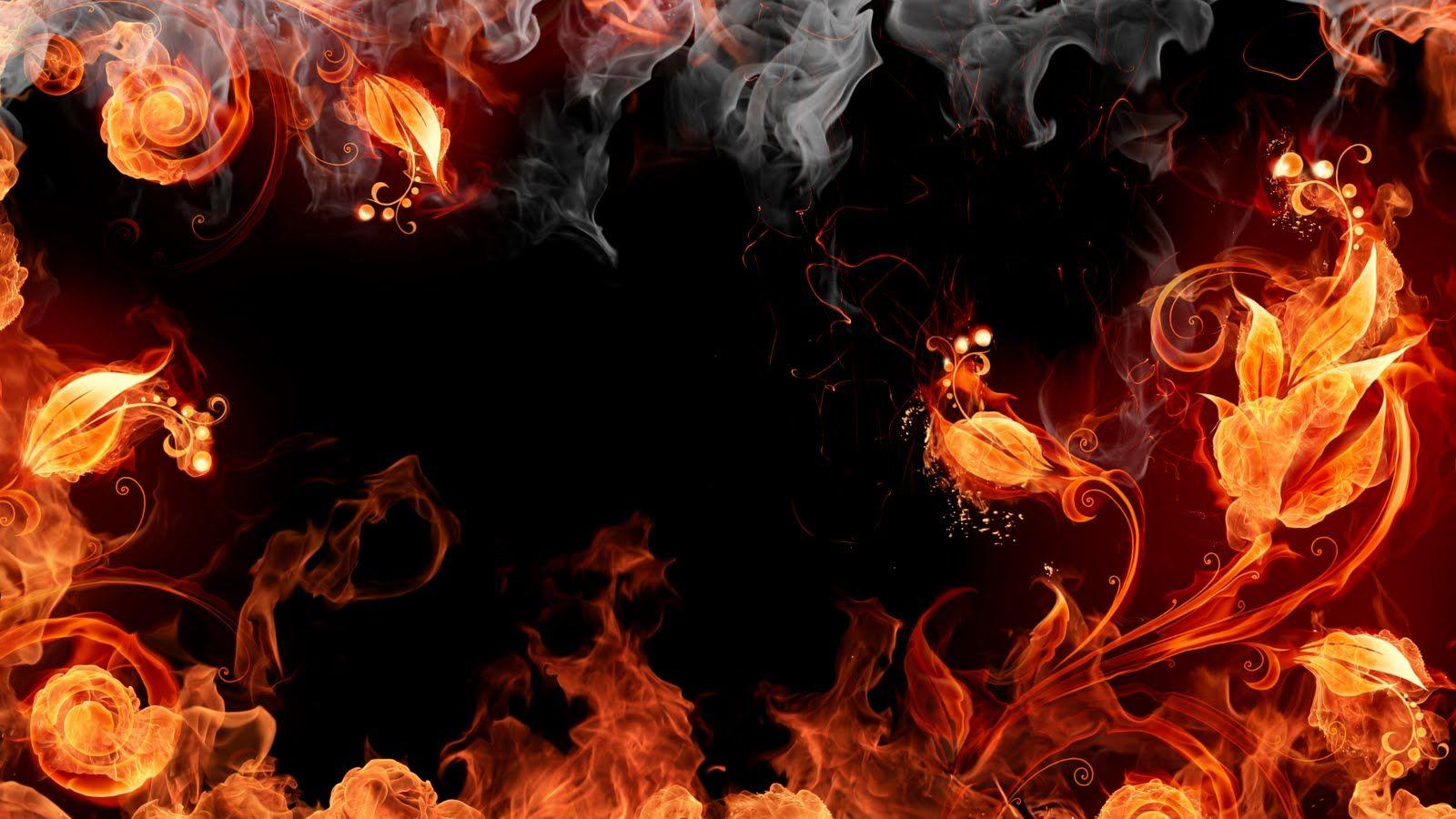 Fire Element. Smoke wallpaper, Fire art, Fire flower
