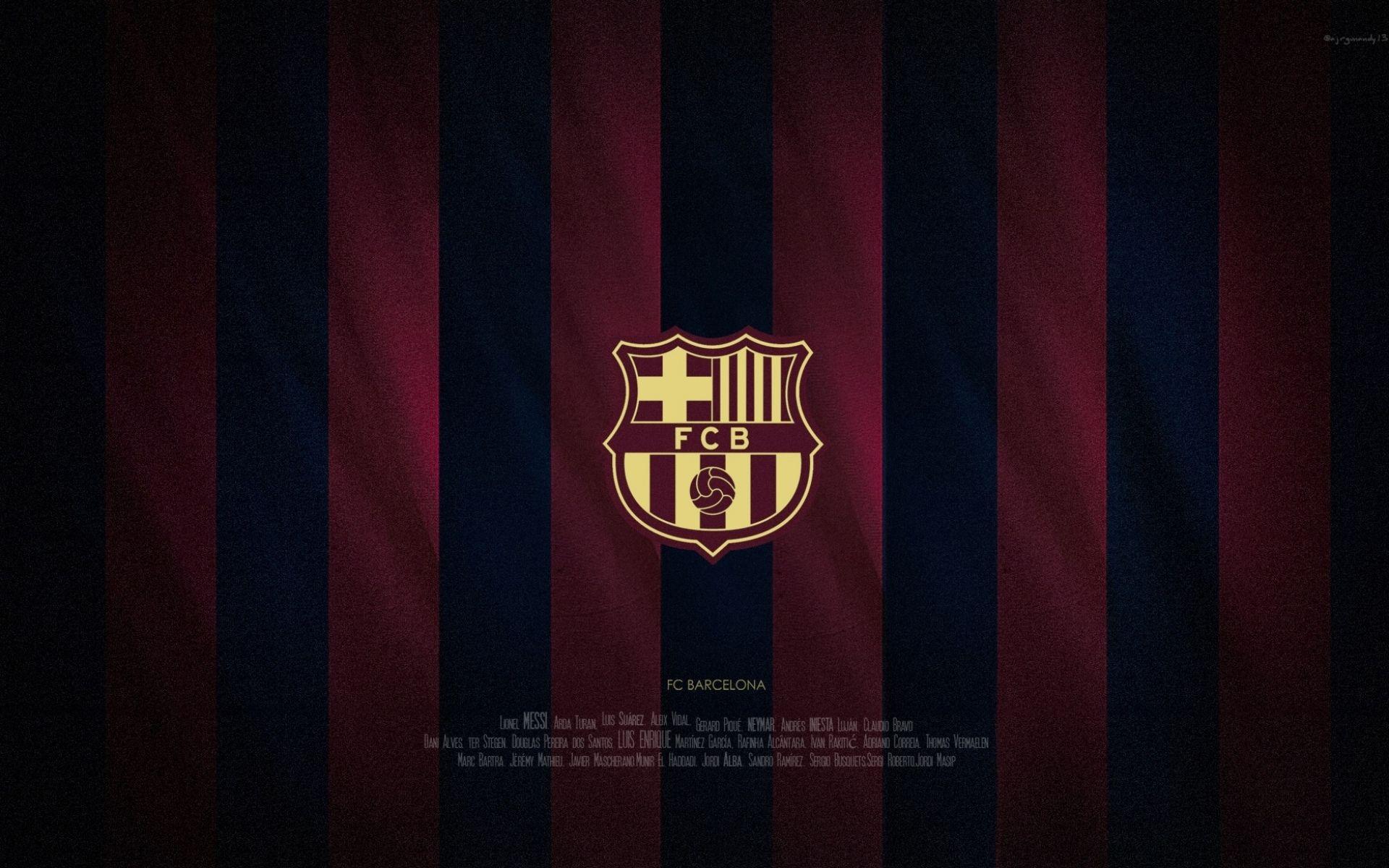 FC Barcelona Emblem Desktop Background Wallpaper Free Download