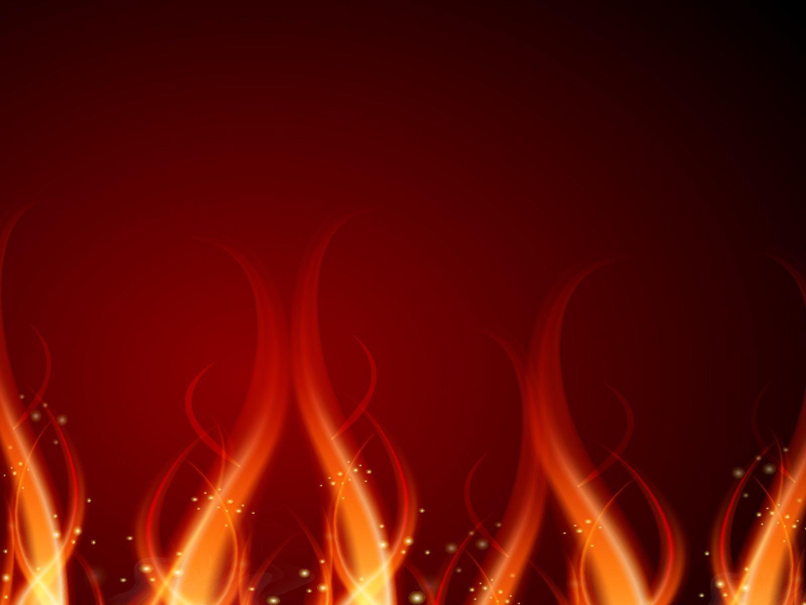 Fire Effect PPT Background, Black, Orange, Red