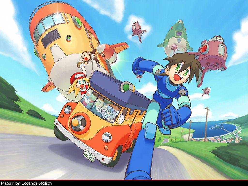 Mega Man Legends Station = Mega Man Legends Wallpaper