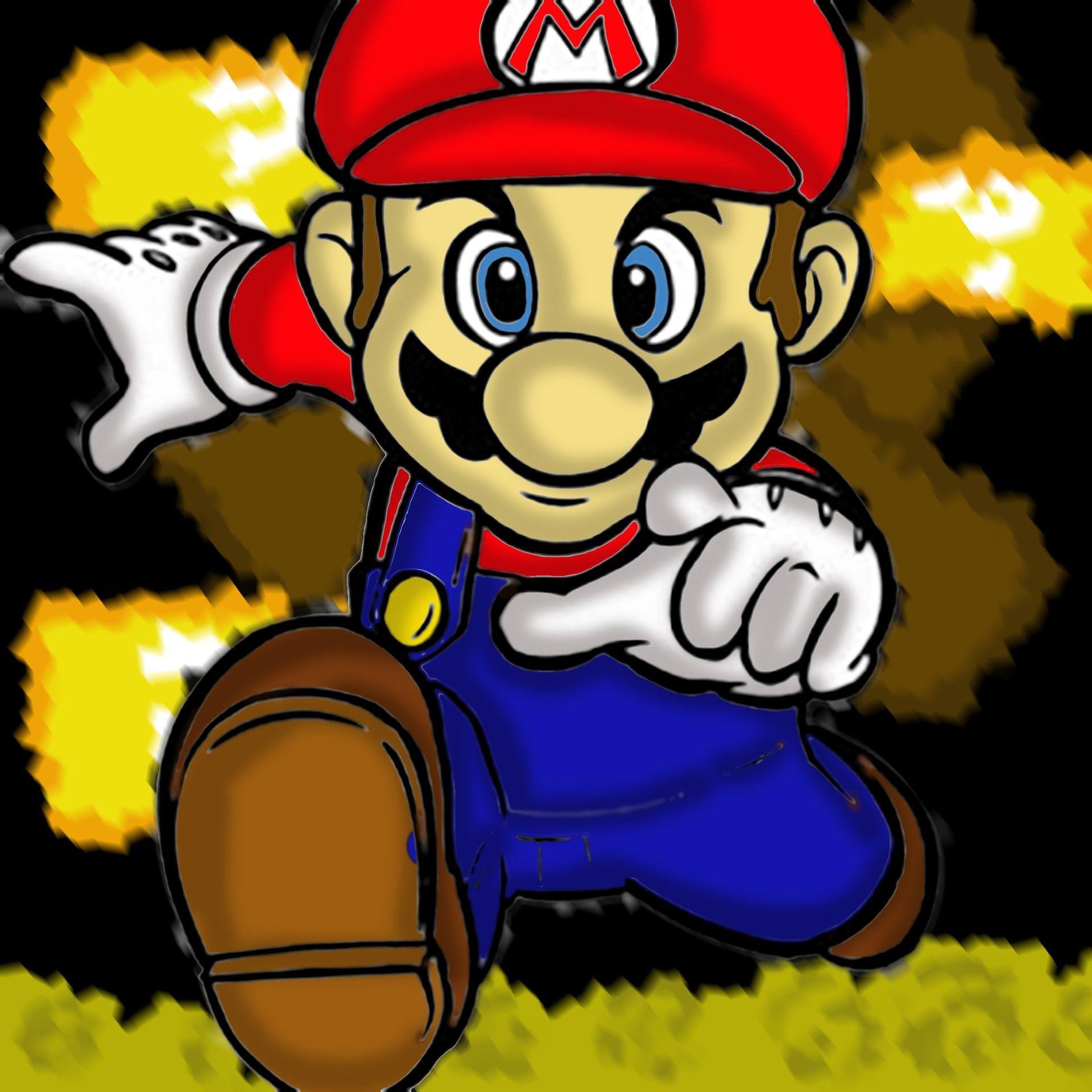 Mario Edition Speed Painting Mario HD Wallpaper Download