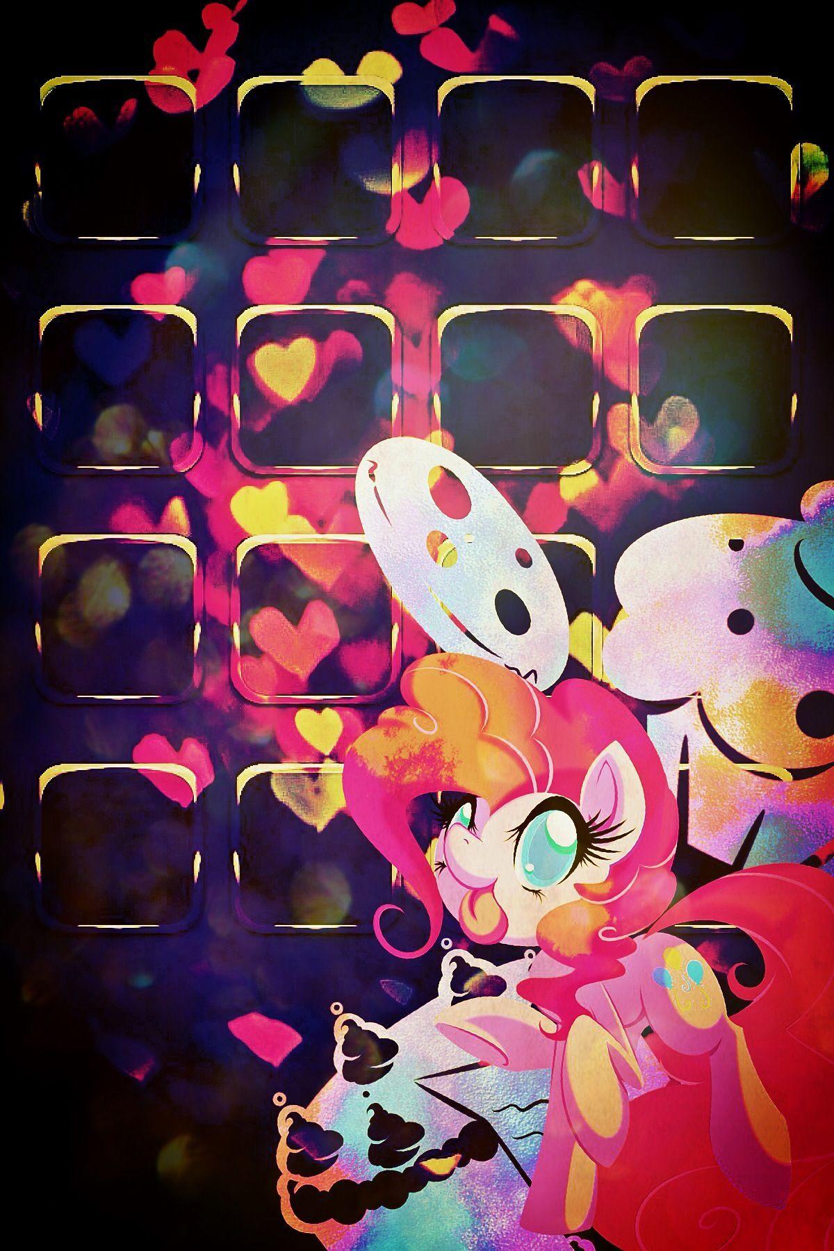 An iPhone background for some. my little pony. Pinkie