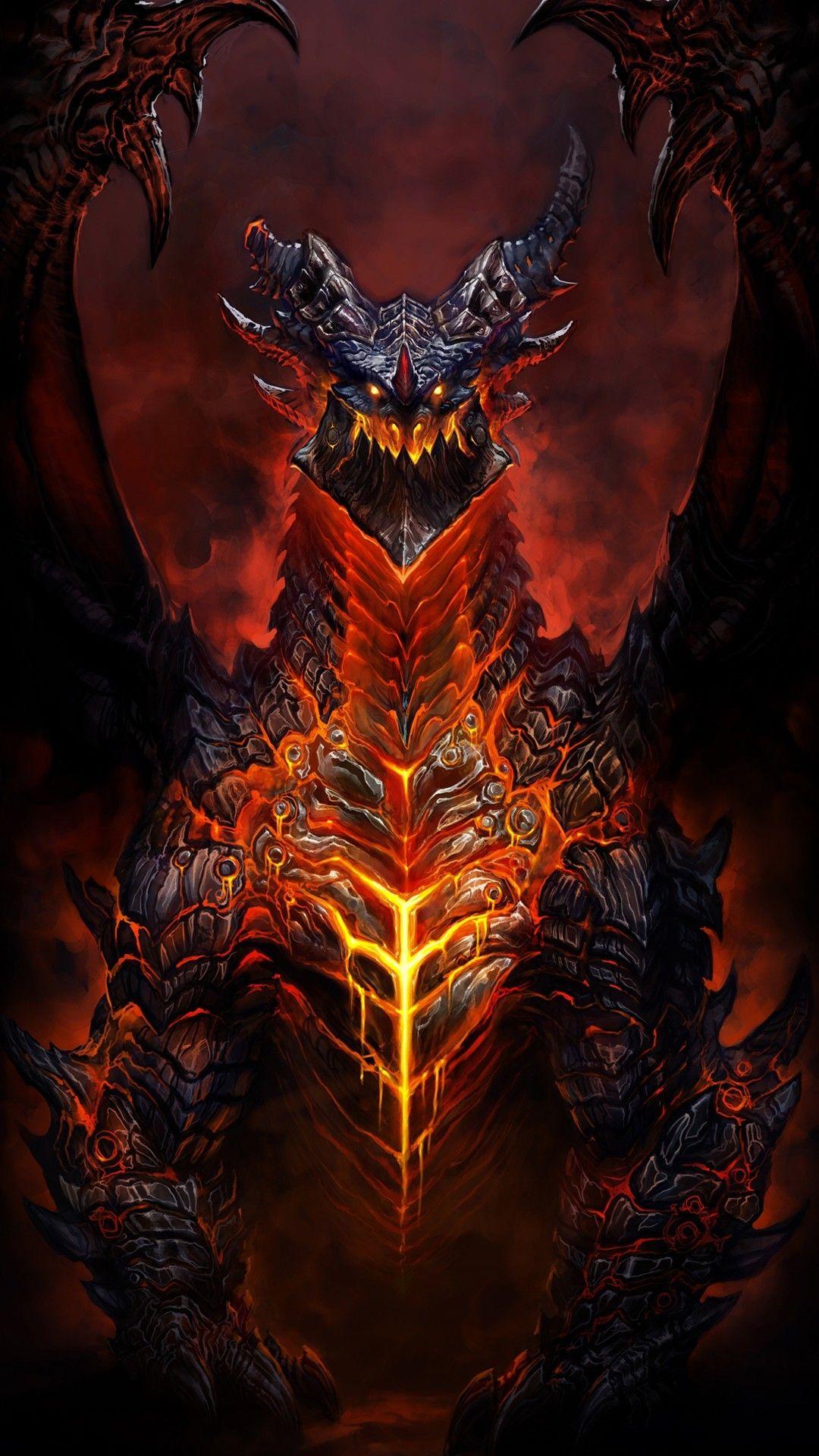 Deathwing World Of Warcraft Android Wallpaper free download