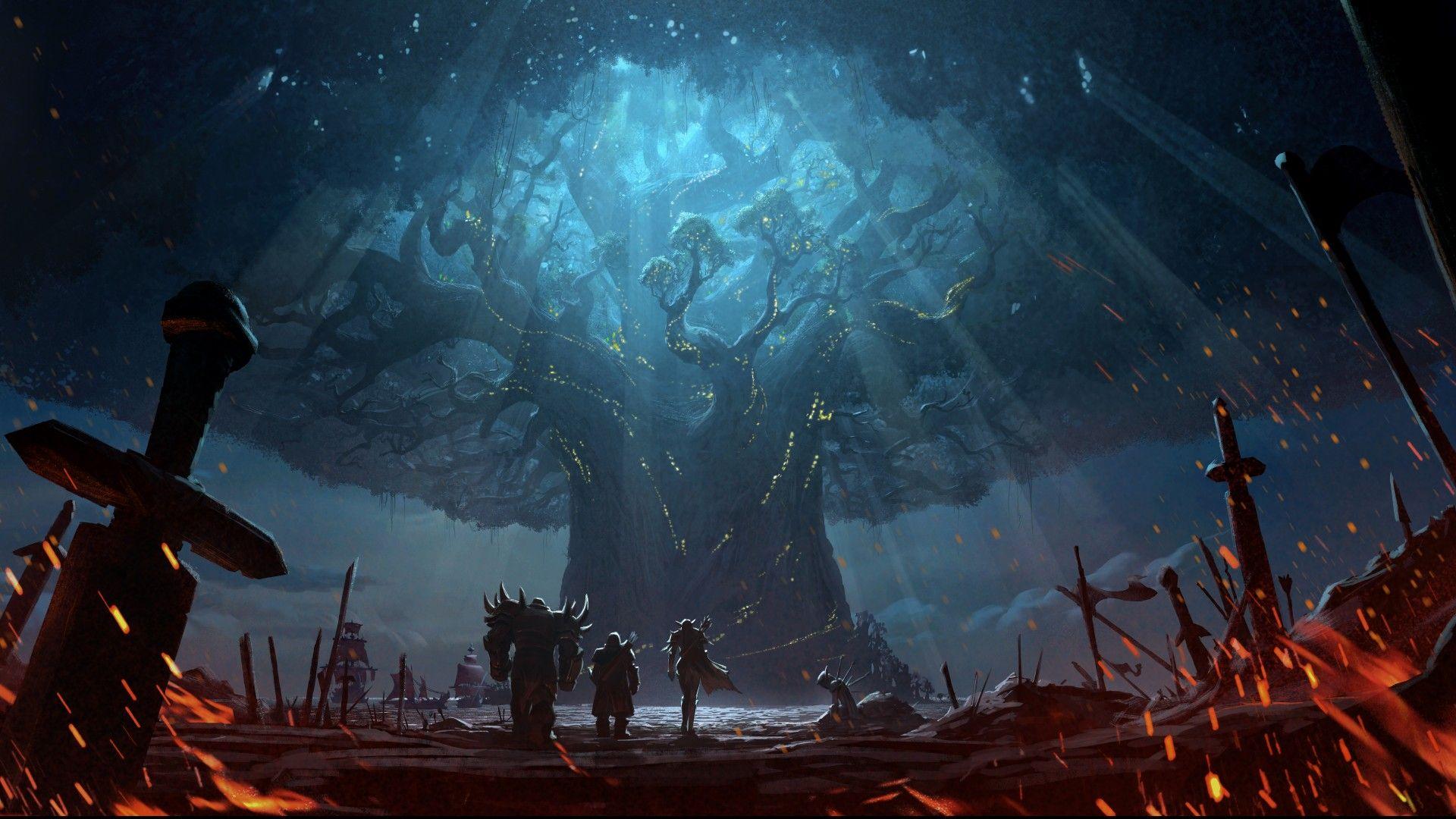 World Of Warcraft Battle For Azeroth Artwork HD Wallpaper