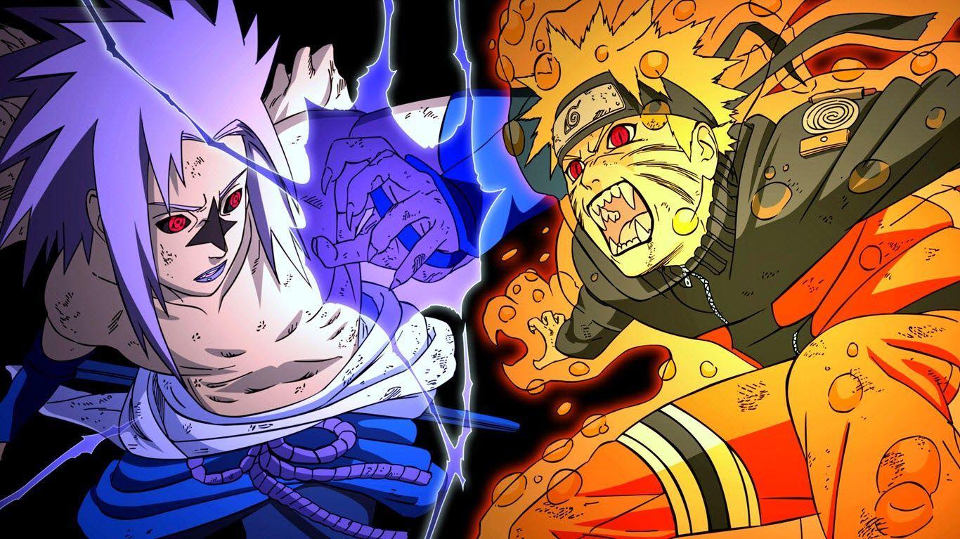 Naruto Vs. Sasuke HD Wallpaper. Naruto. Naruto, Naruto shippuden