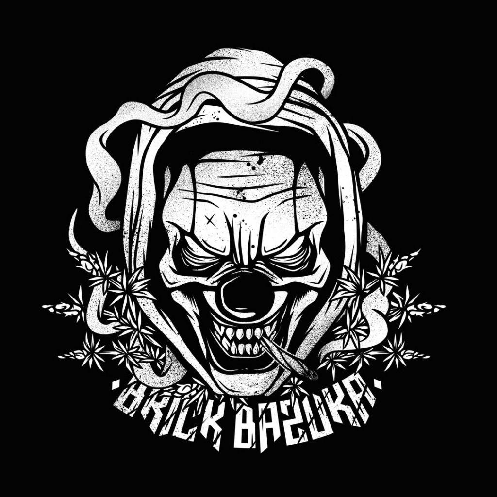 Wallpaper Logo, Brick Bazuka, the Chemodan Clan, Music, Black, Evil
