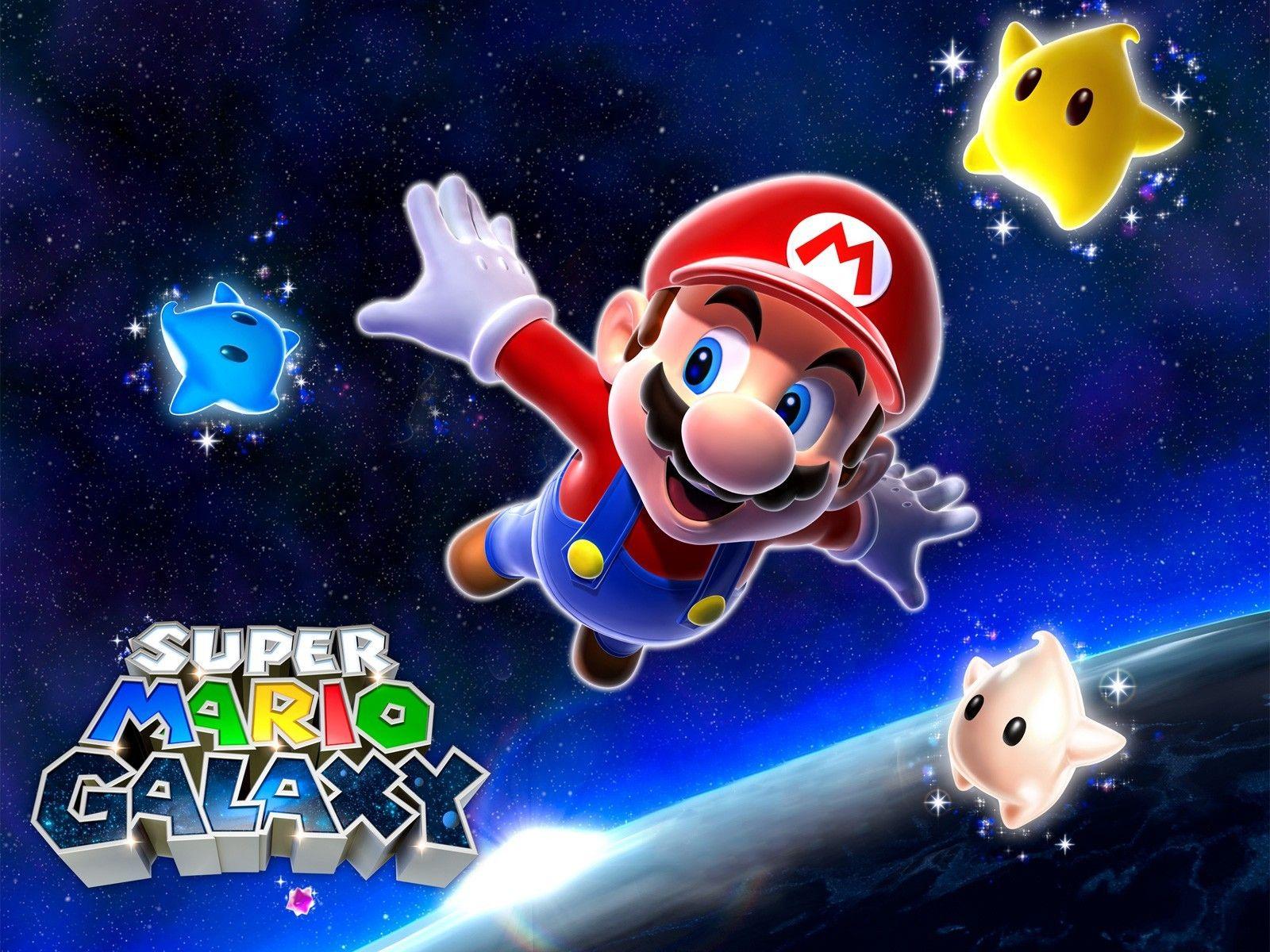 Dan Dare.org Mario Galaxy Wallpaper (1600 X 1200 Pixels)