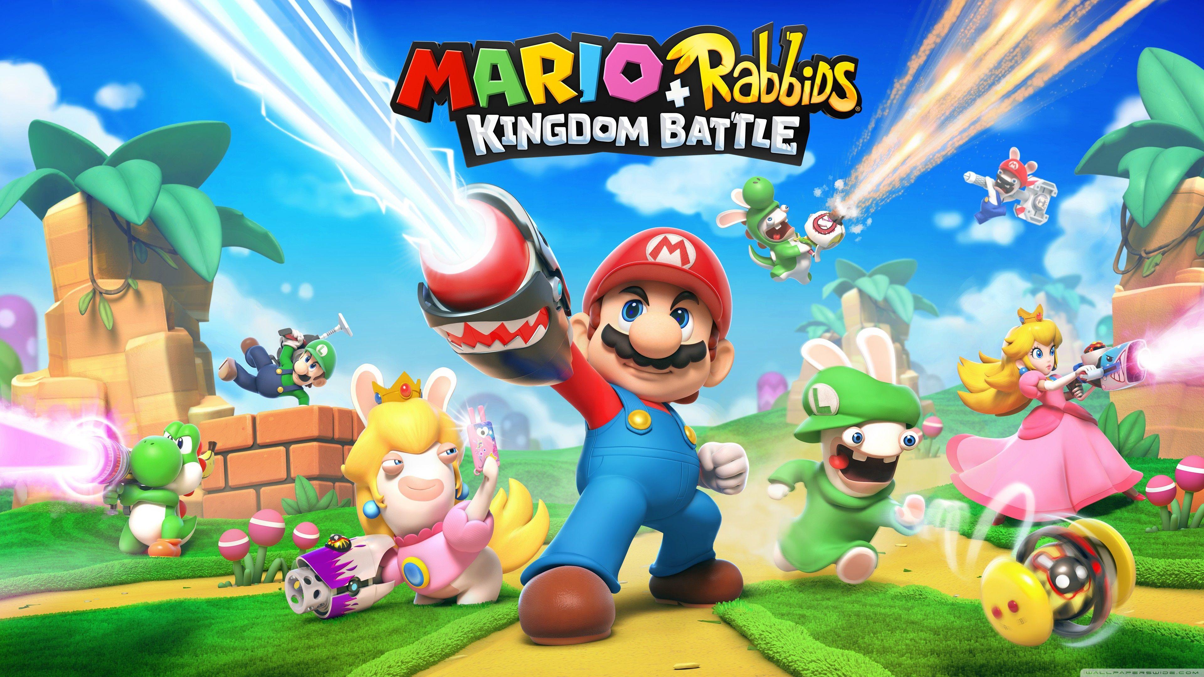 Mario + Rabbids Kingdom Battle 2017 video game ❤ 4K HD Desktop
