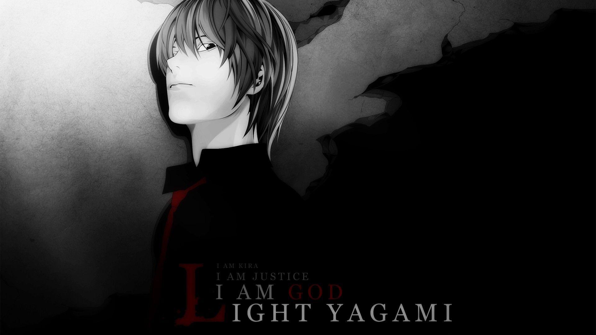 Light Yagami from Death Note Anime Wallpaper Full HD