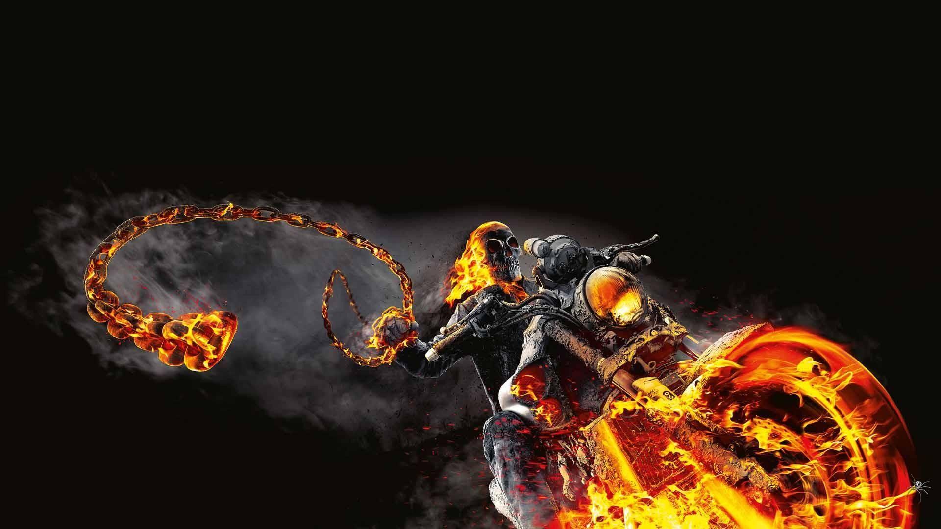 Ghost Rider Bike Wallpaper