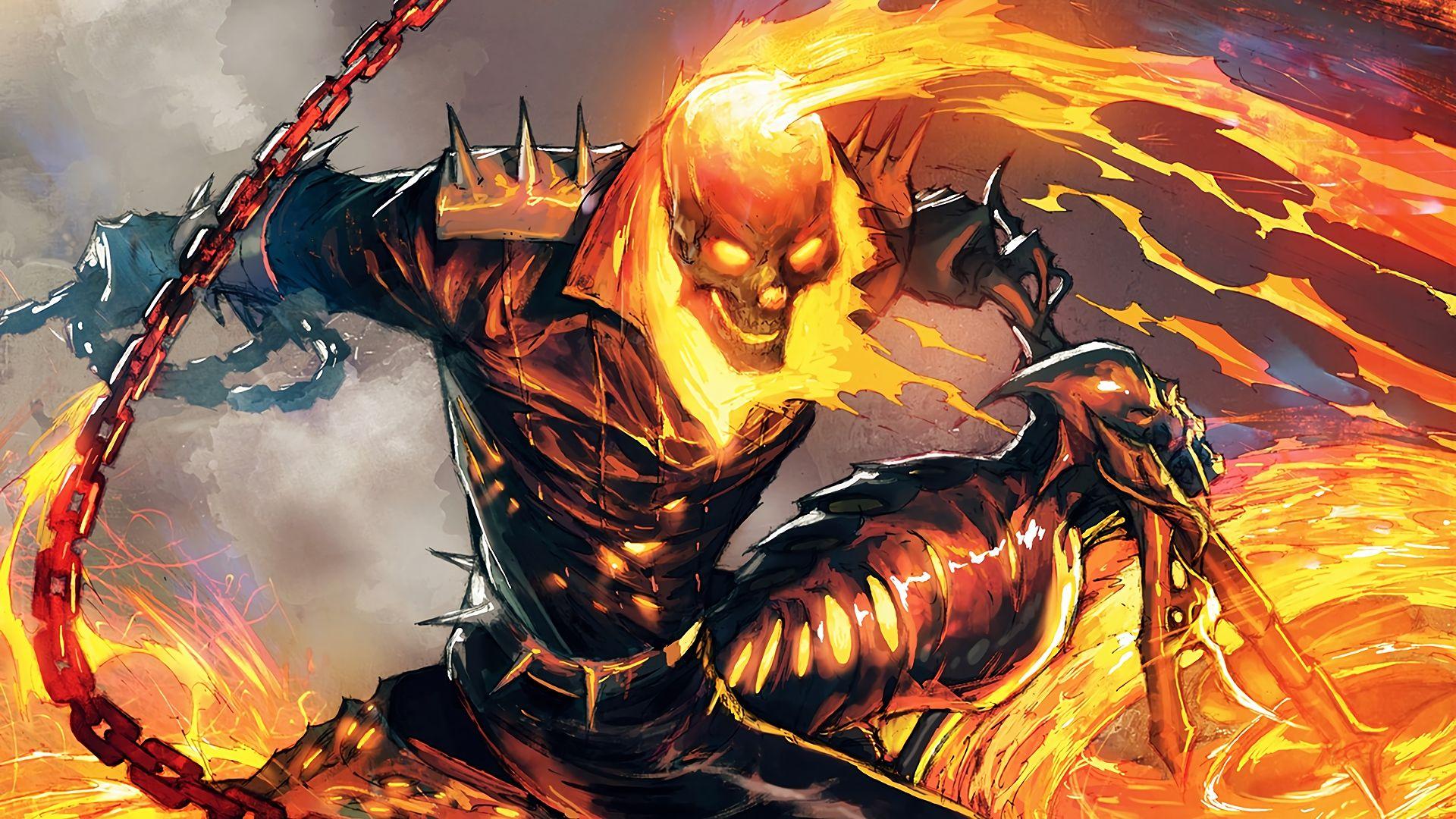 Ghost Rider Marvel Comics Wallpaper