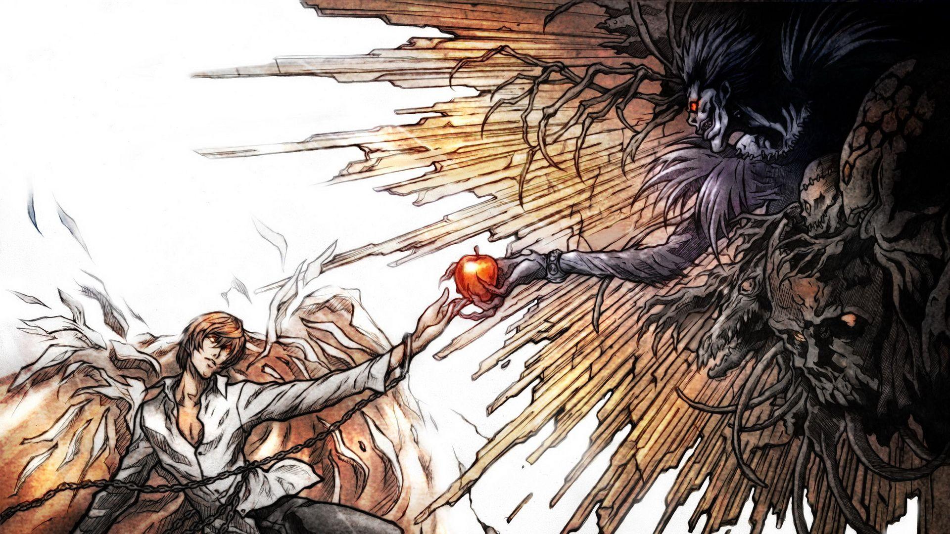 Death Note Light and Ryuk wallpaper 2018 in Anime