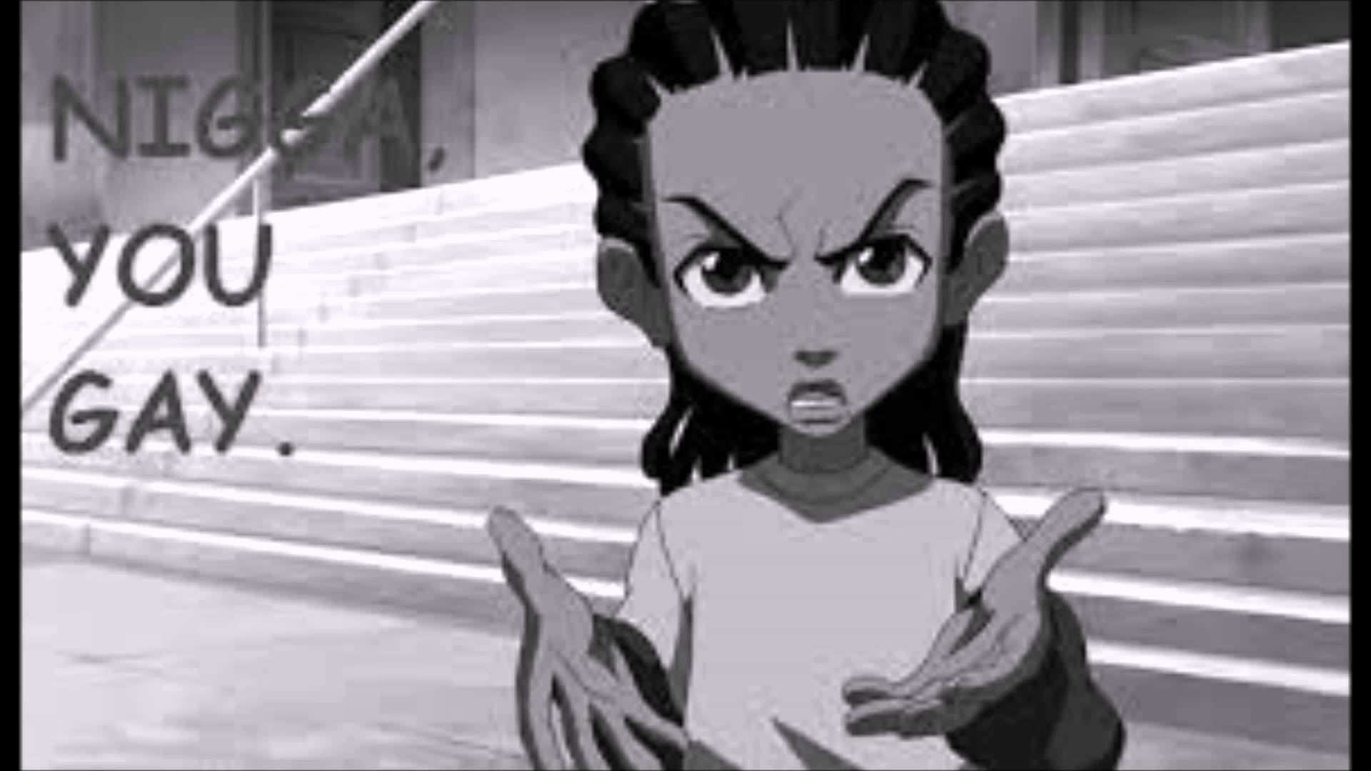 The Boondocks Riley Nigga You Gay Quote Beat Prod By DJ Ron