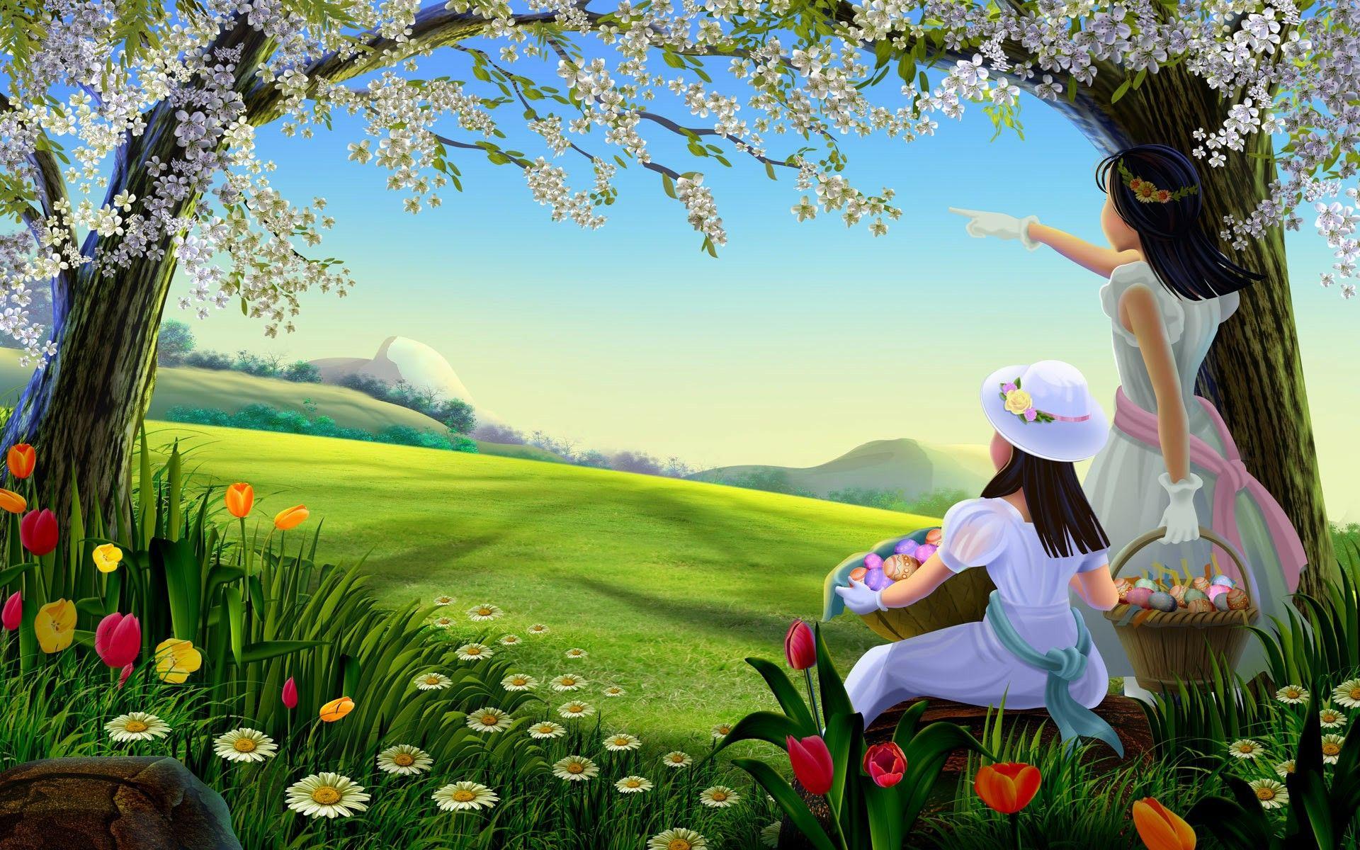 Background Baby HD Cute Animated Cell Phone Wonderful With Nature