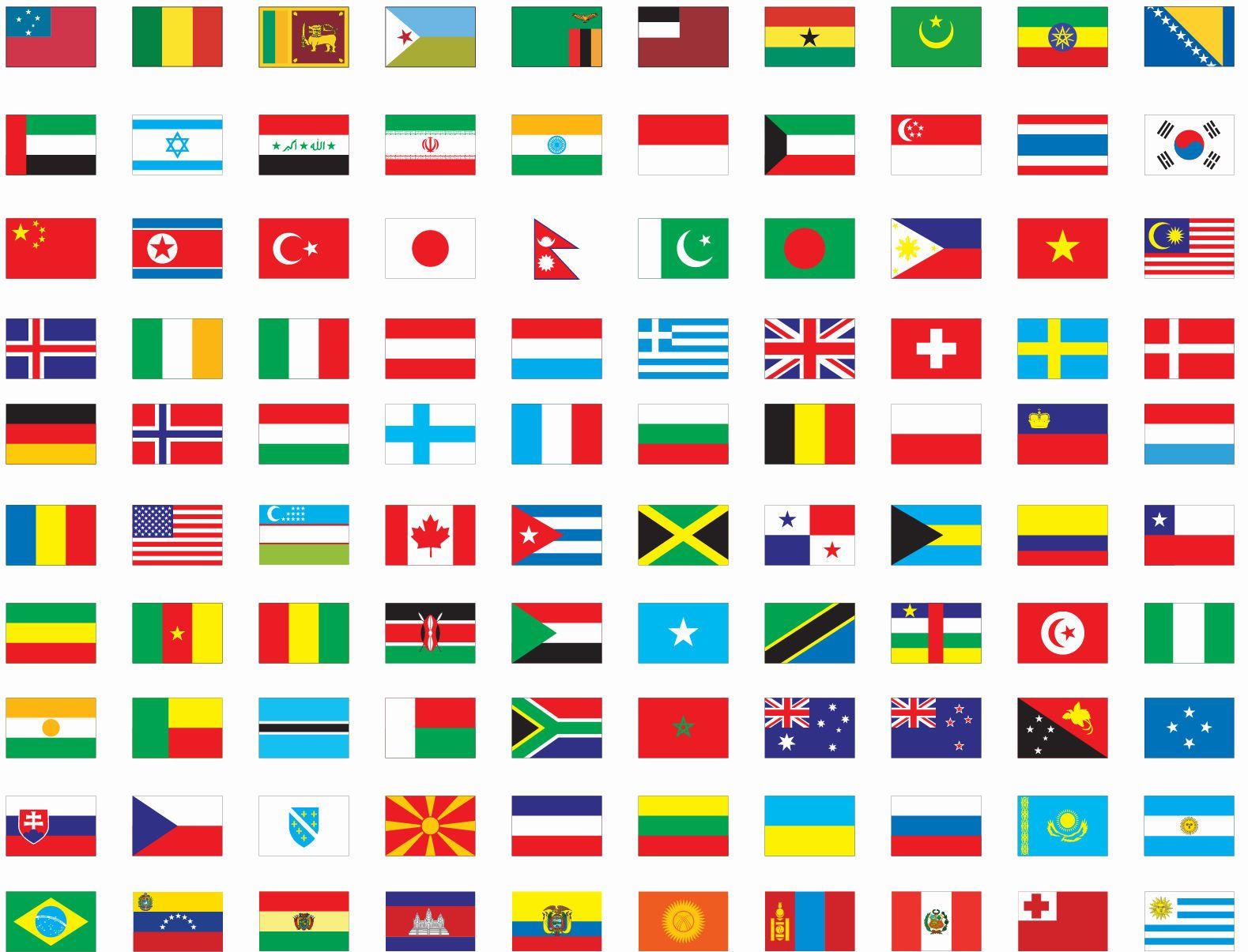 морские флаги стран мира фото с названием