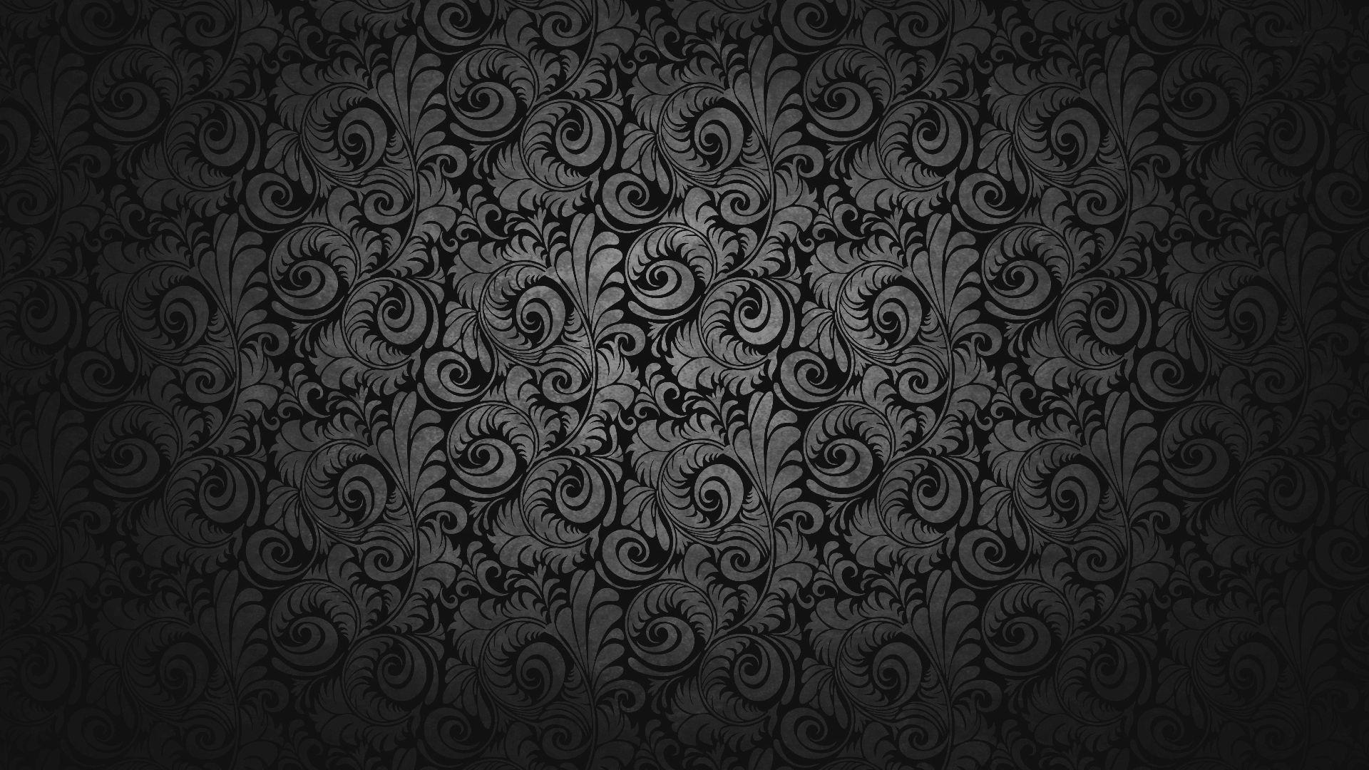 Black and White Paisley Wallpaper