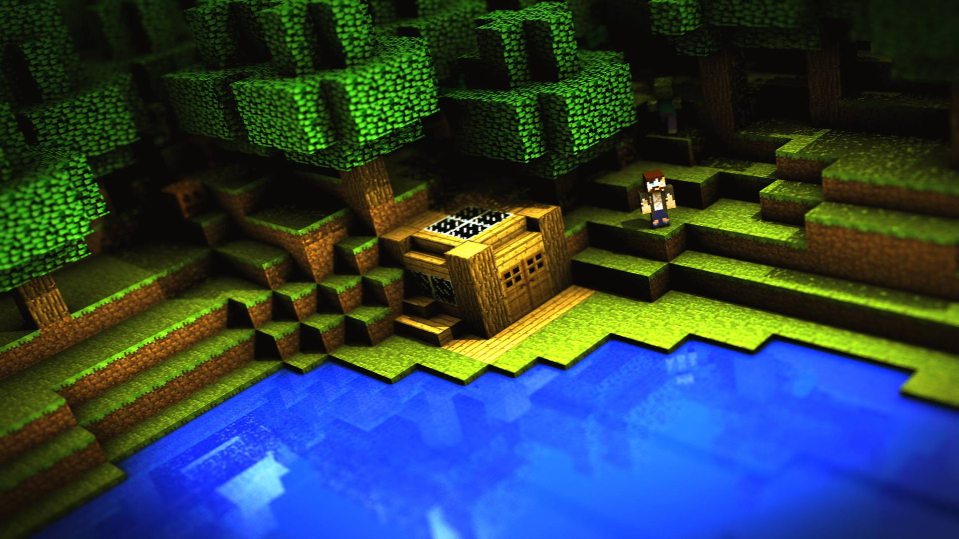 Minecraft HD HD Wallpaper