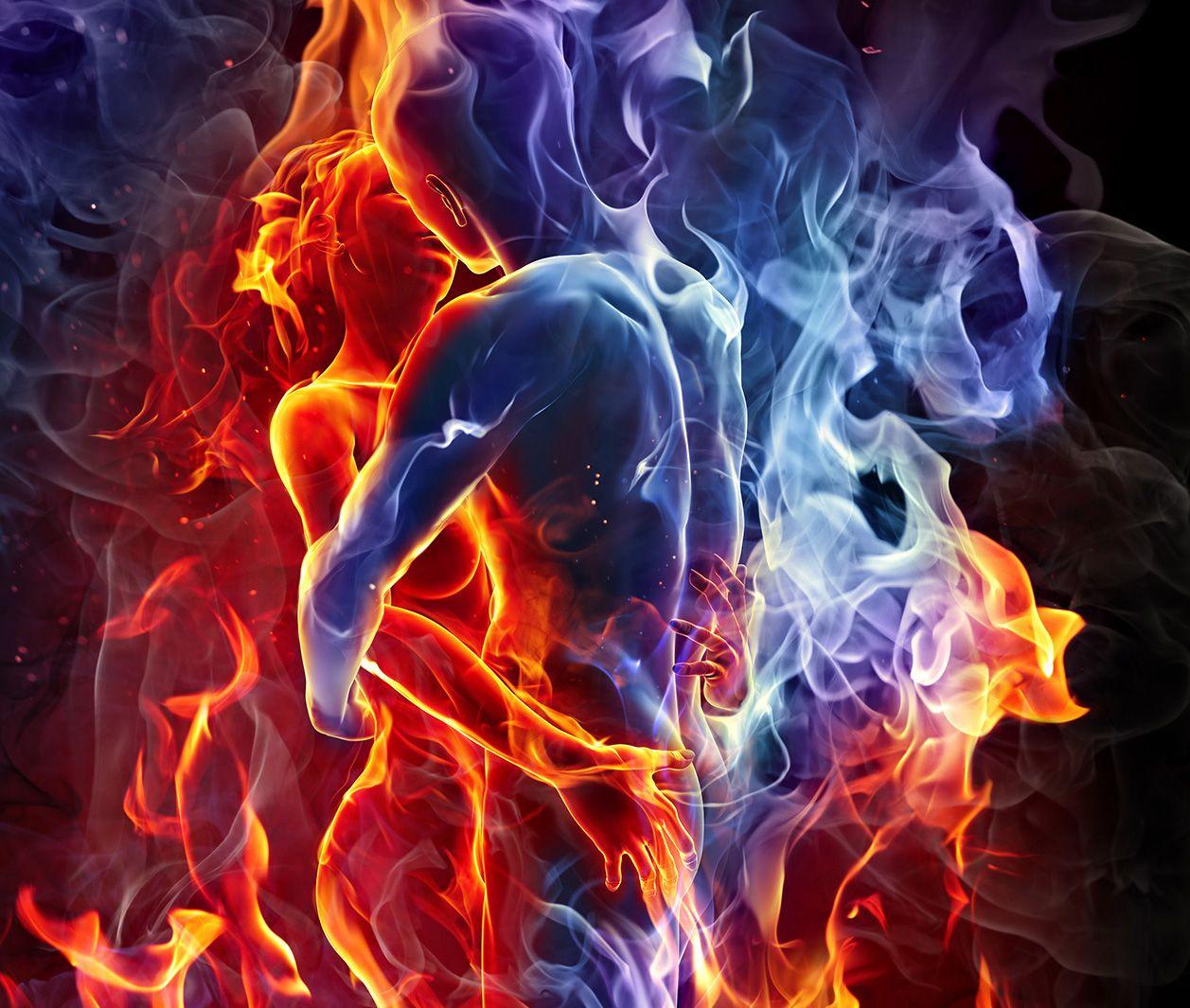 Lovers In Flames HD Wallpaper EDIT02st. HD