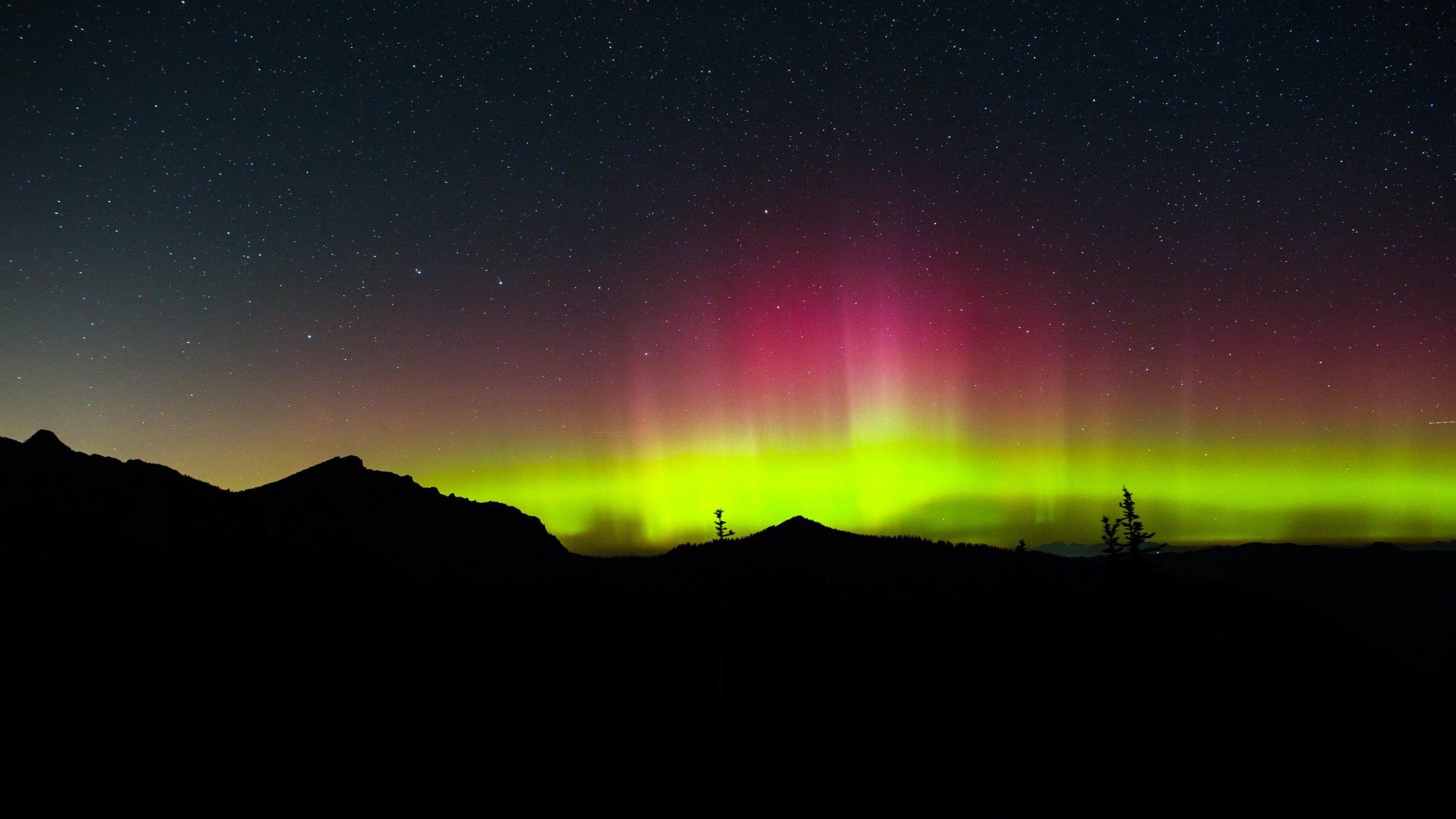 Wallpaper Aurora Borealis, Northern Lights, HD, 5K, Nature