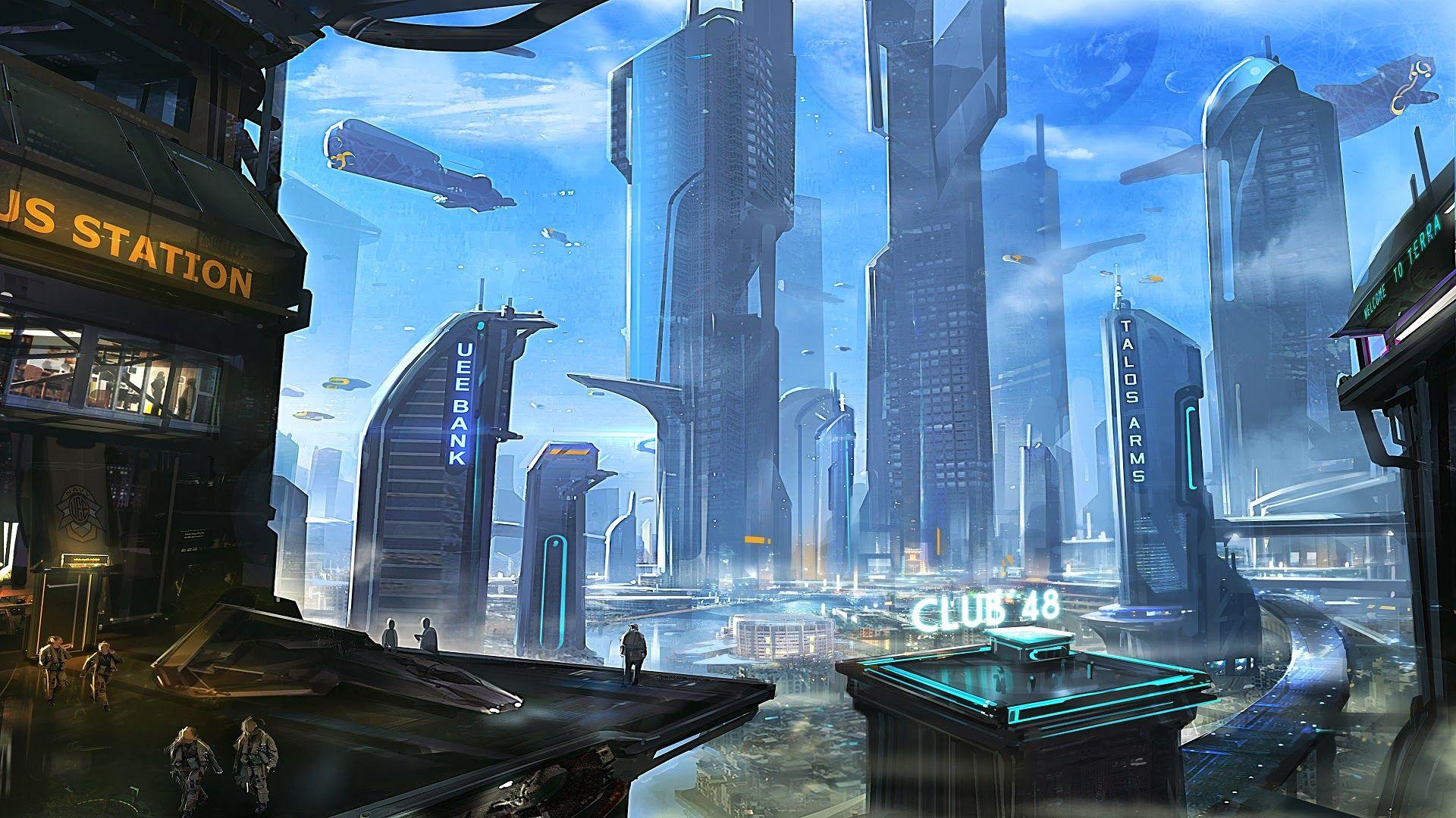 35 city future wallpapers