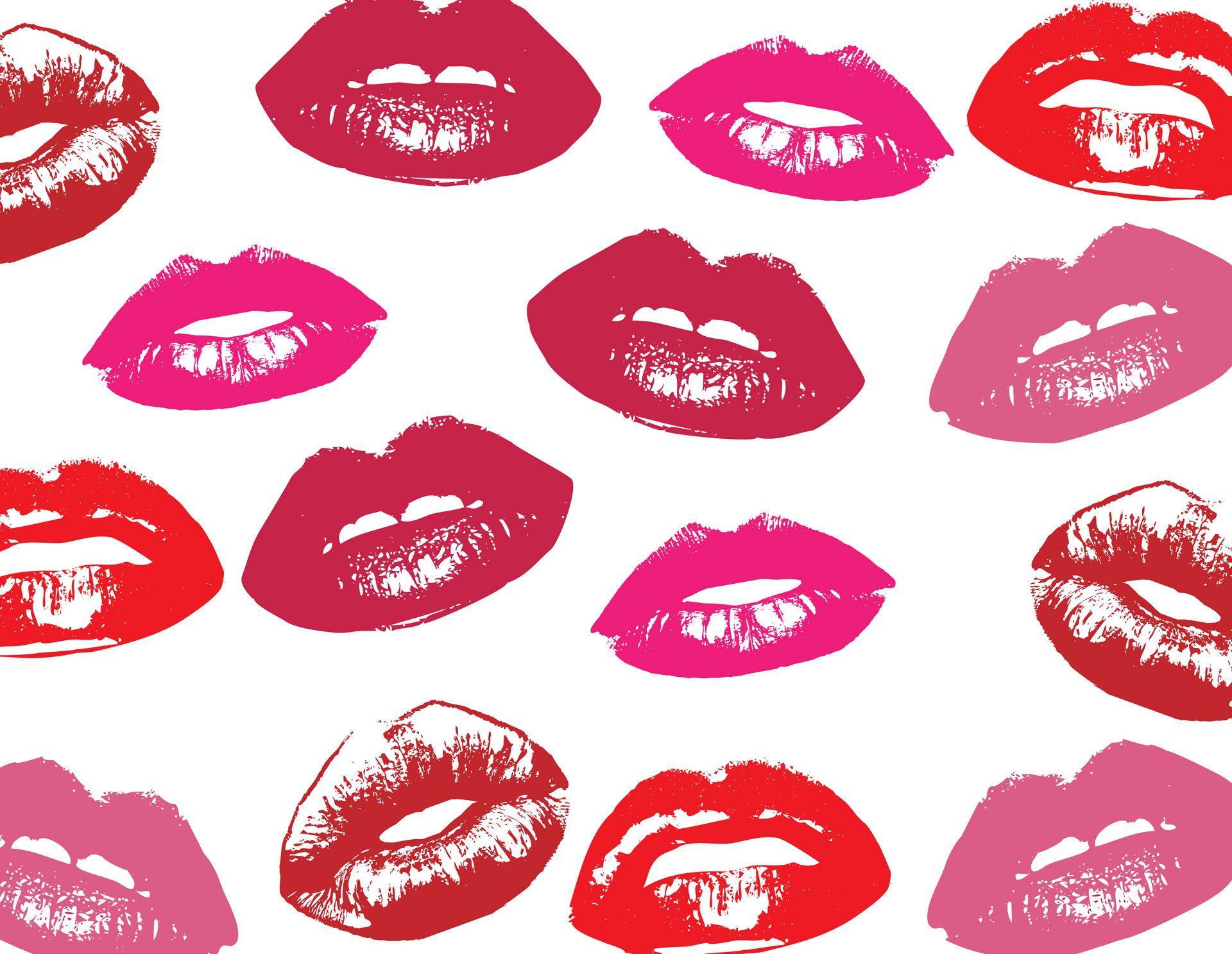 Glossy Lips Wallpaper Background Free Domain
