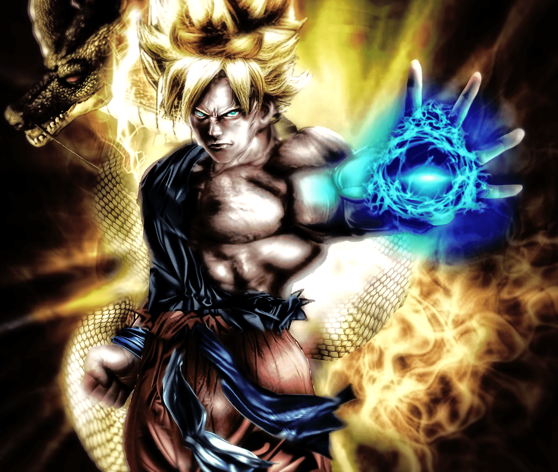 Goku wallpaper 3d wallpaper by Ghost456779007 - Download on ZEDGE